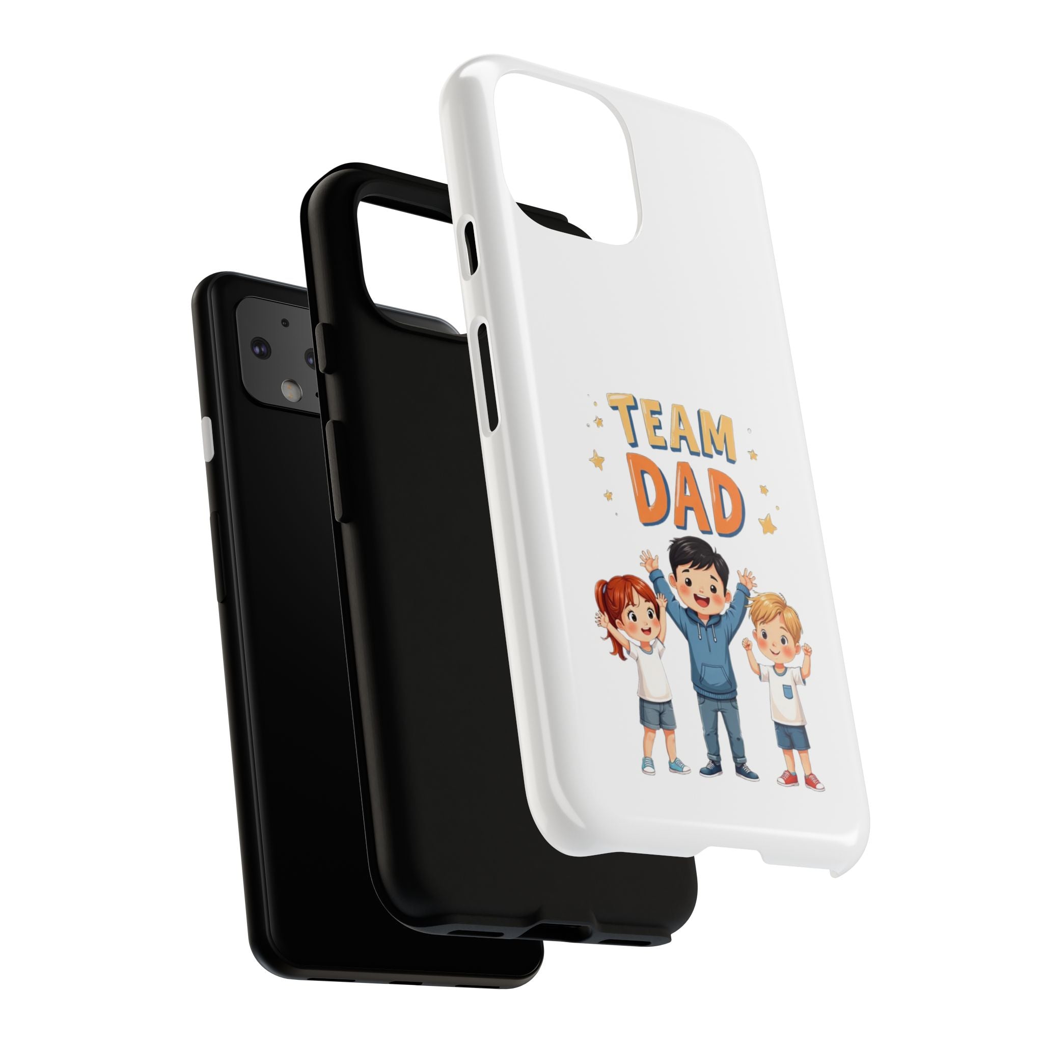 Team Dad Phone Case, Fun Gift for Fathers, Durable Phone Protector, Cute Dad Team Merchandise, Father's Day Special