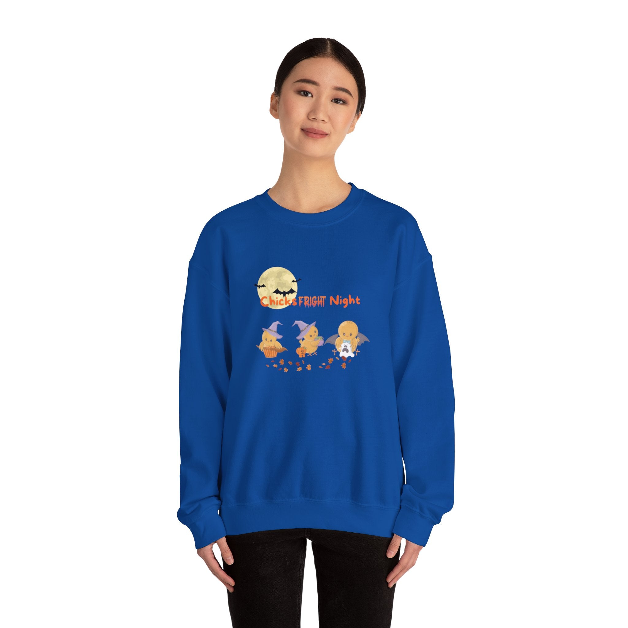 Chicks Fright Night Unisex Heavy Blend™ Crewneck Sweatshirt