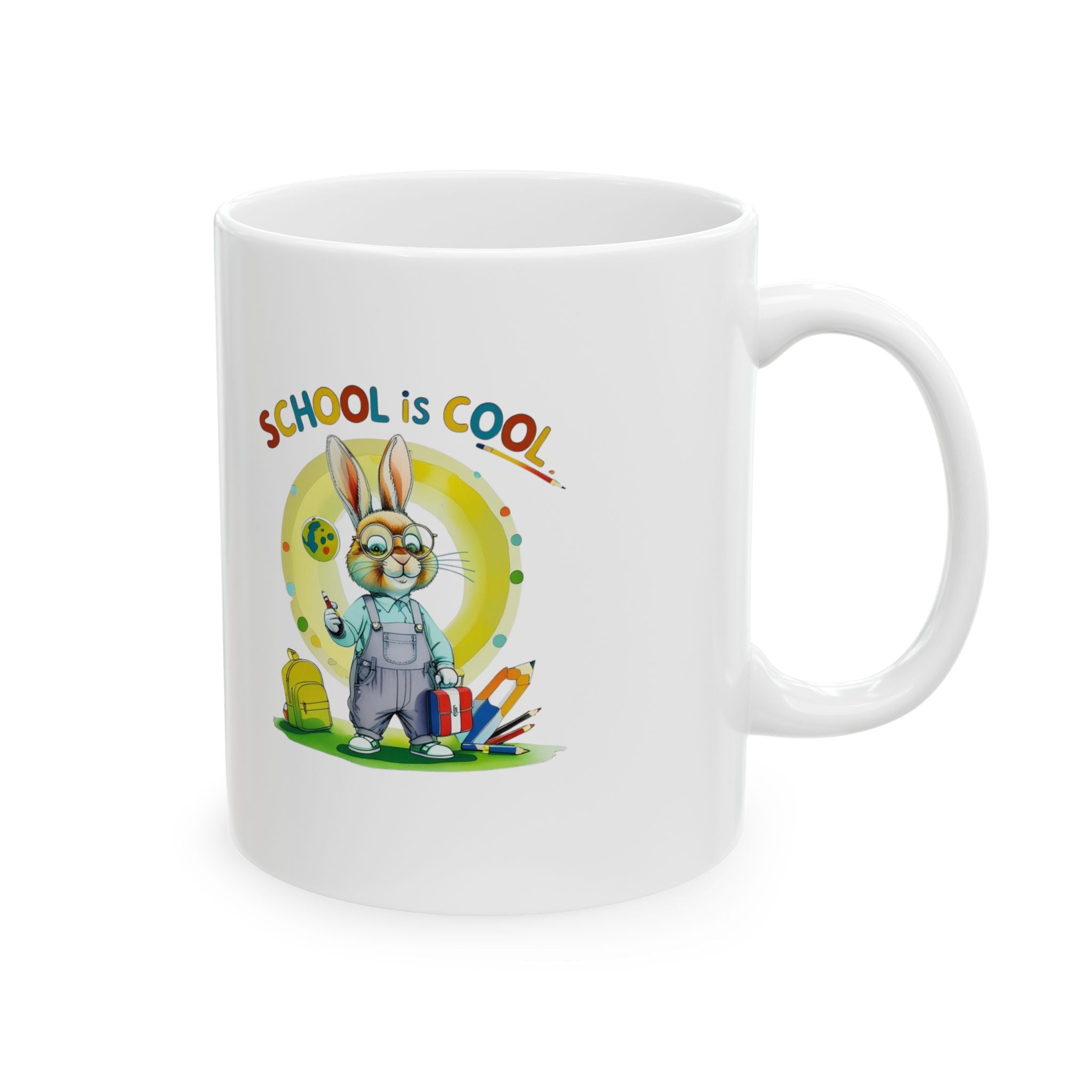 School is Cool Ceramic Mug, 11oz & 15oz
