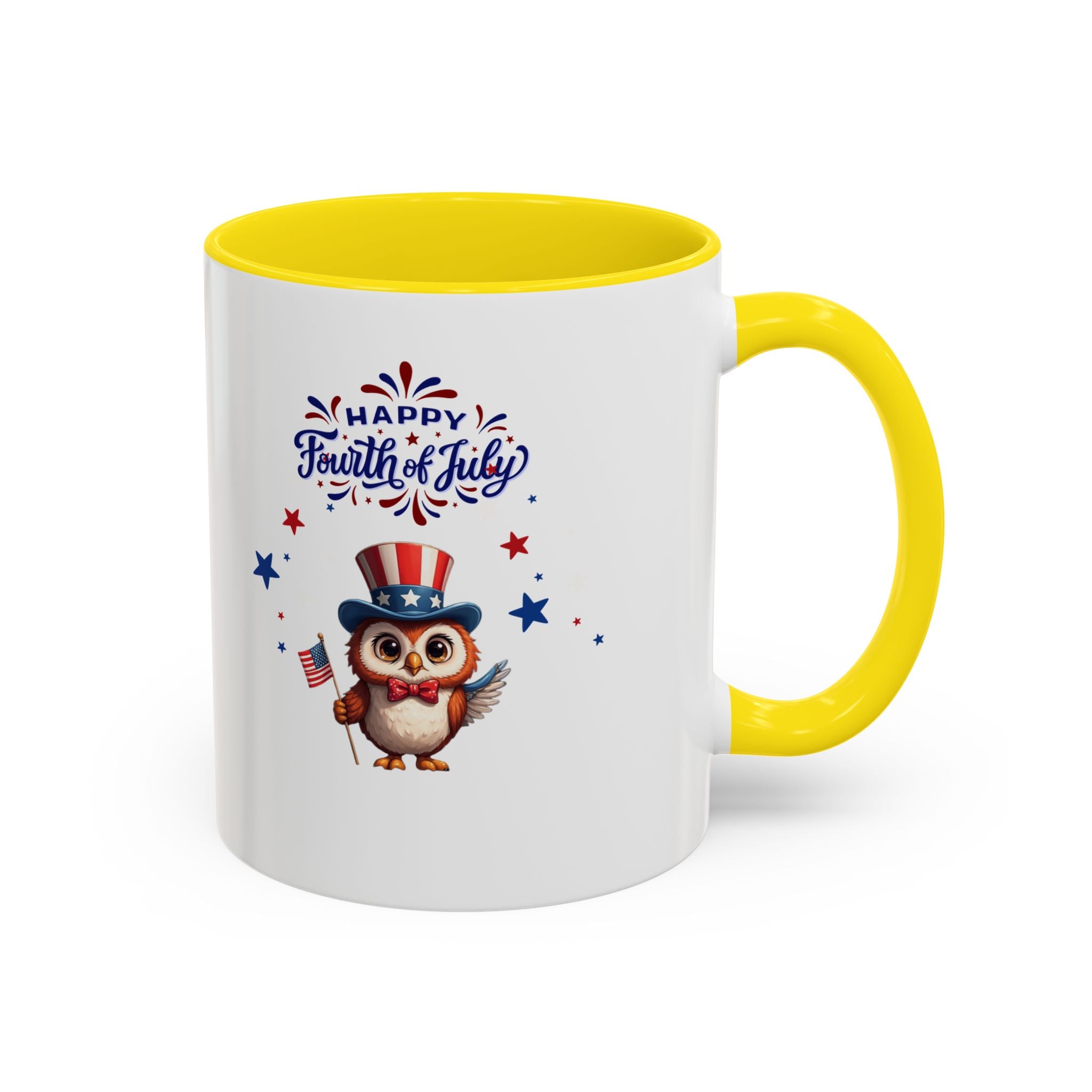 American Eagle Happy 4th of July Coffee Mug