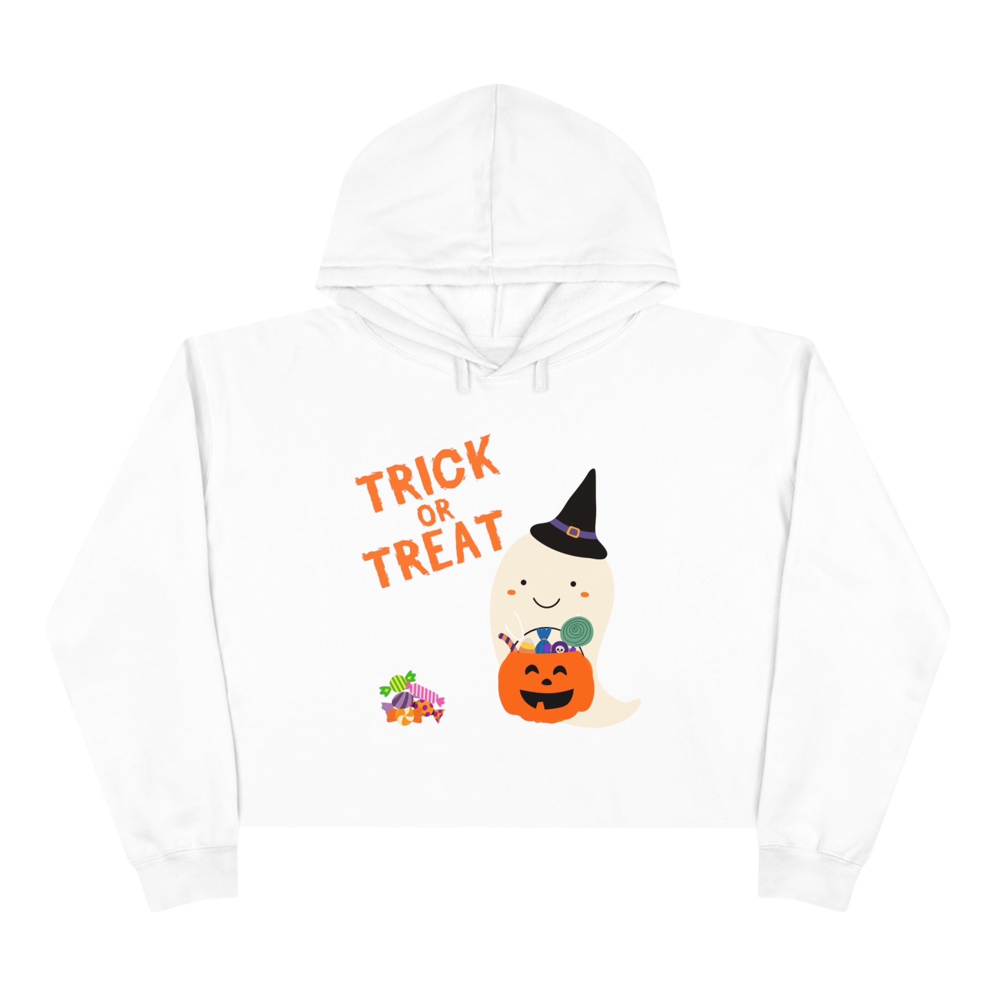 Trick or Treat Crop Hoodie