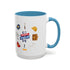 Happy Labor Day Wishes Accent Coffee Mug (11, 15oz)