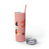 Trick or Treat Skinny Tumbler with Straw, 20oz