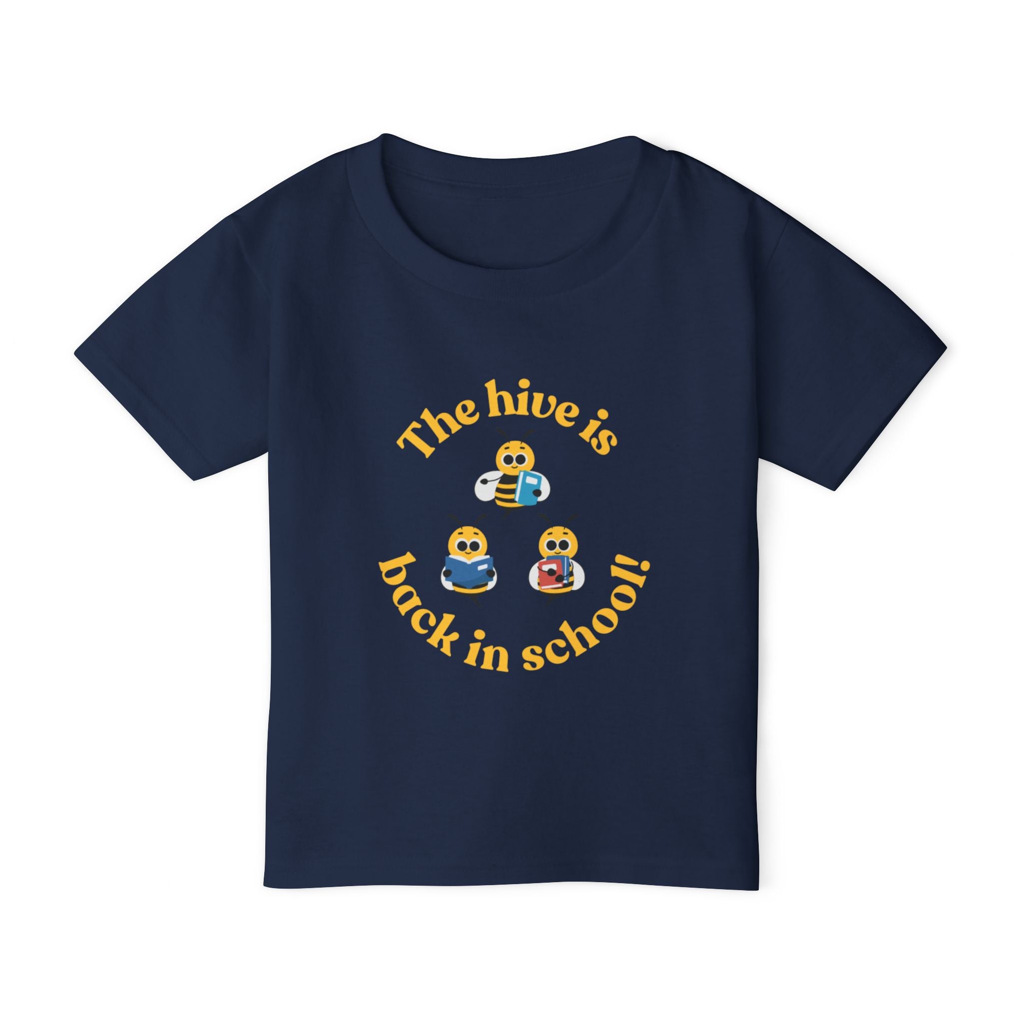 The Hive Is Back In School Heavy Cotton™ Toddler T-shirt