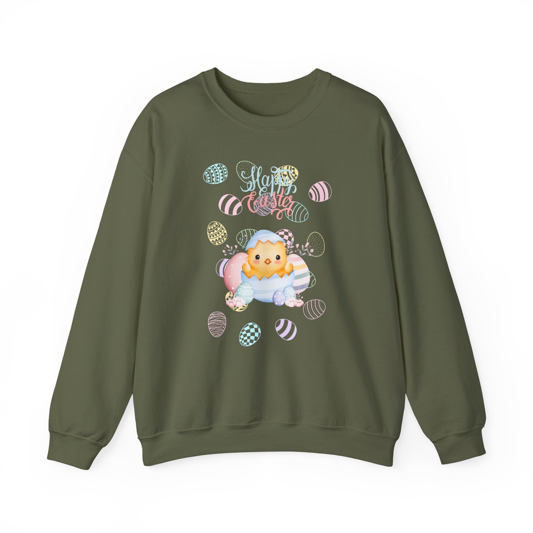 Chick Happy Easter Crewneck Sweatshirt - Unisex Heavy Blend™