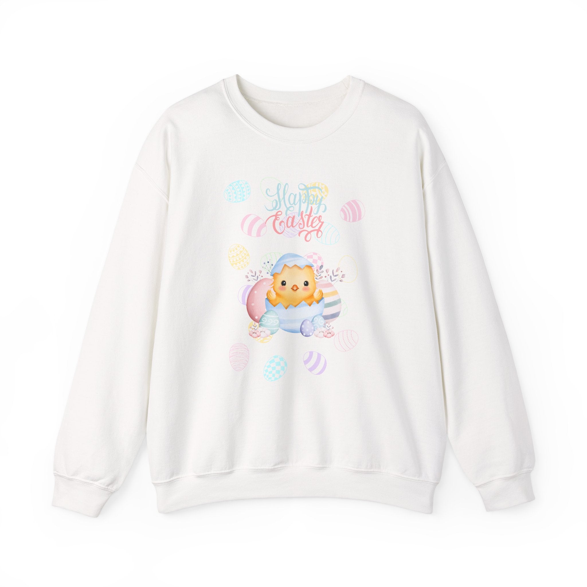 Chick Happy Easter Crewneck Sweatshirt - Unisex Heavy Blend™