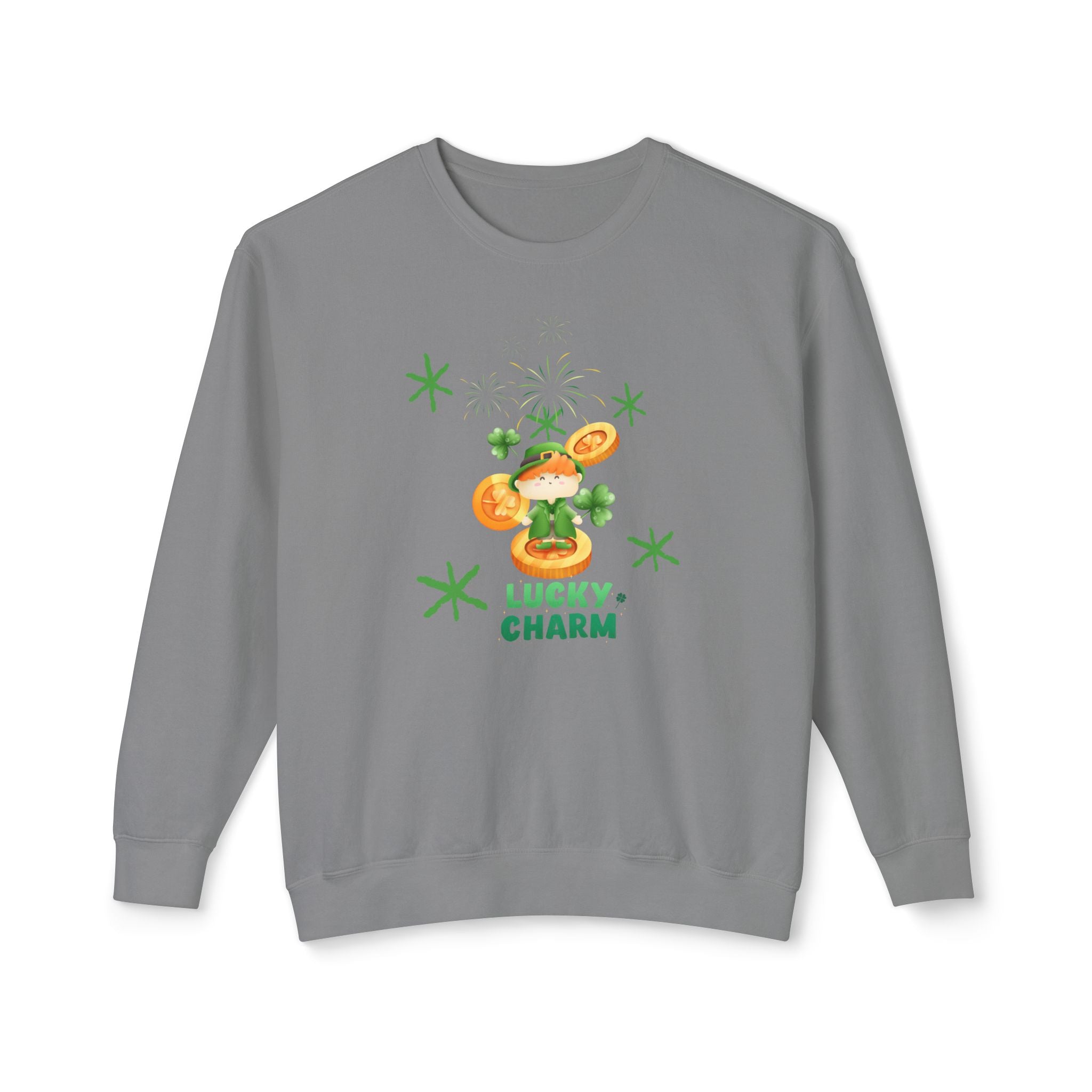 Lucky Charm Unisex Lightweight Crewneck Sweatshirt