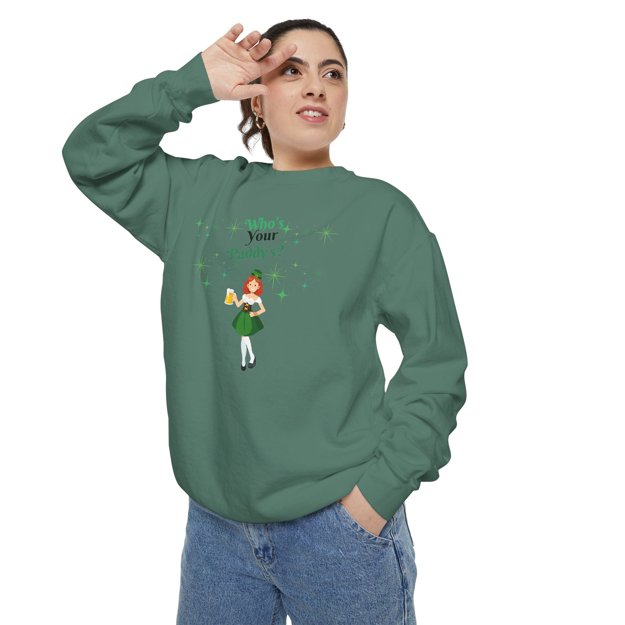 Who's Your Paddy? Unisex Garment-Dyed Sweatshirt