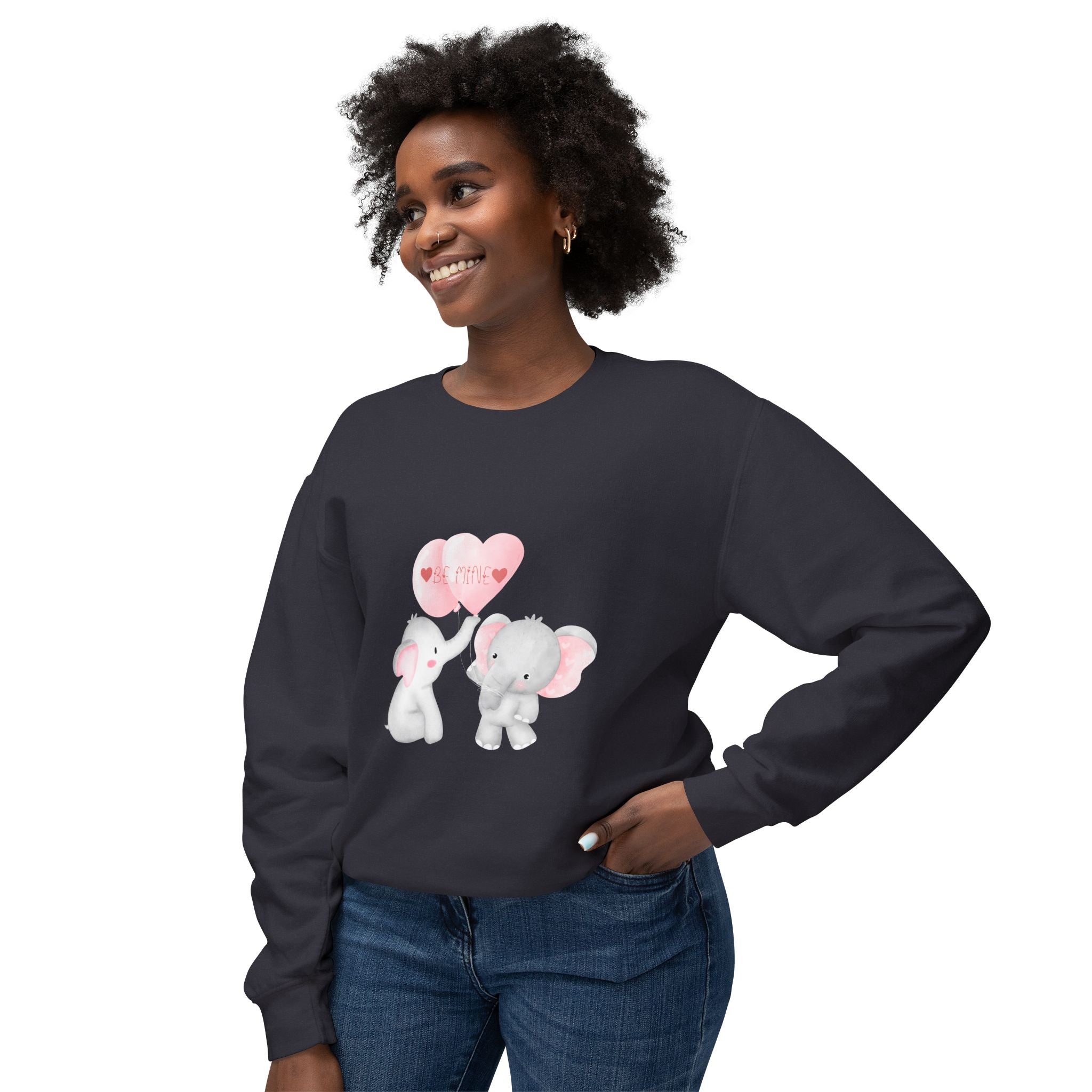 Be Mine Love Unisex Lightweight Crewneck Sweatshirt