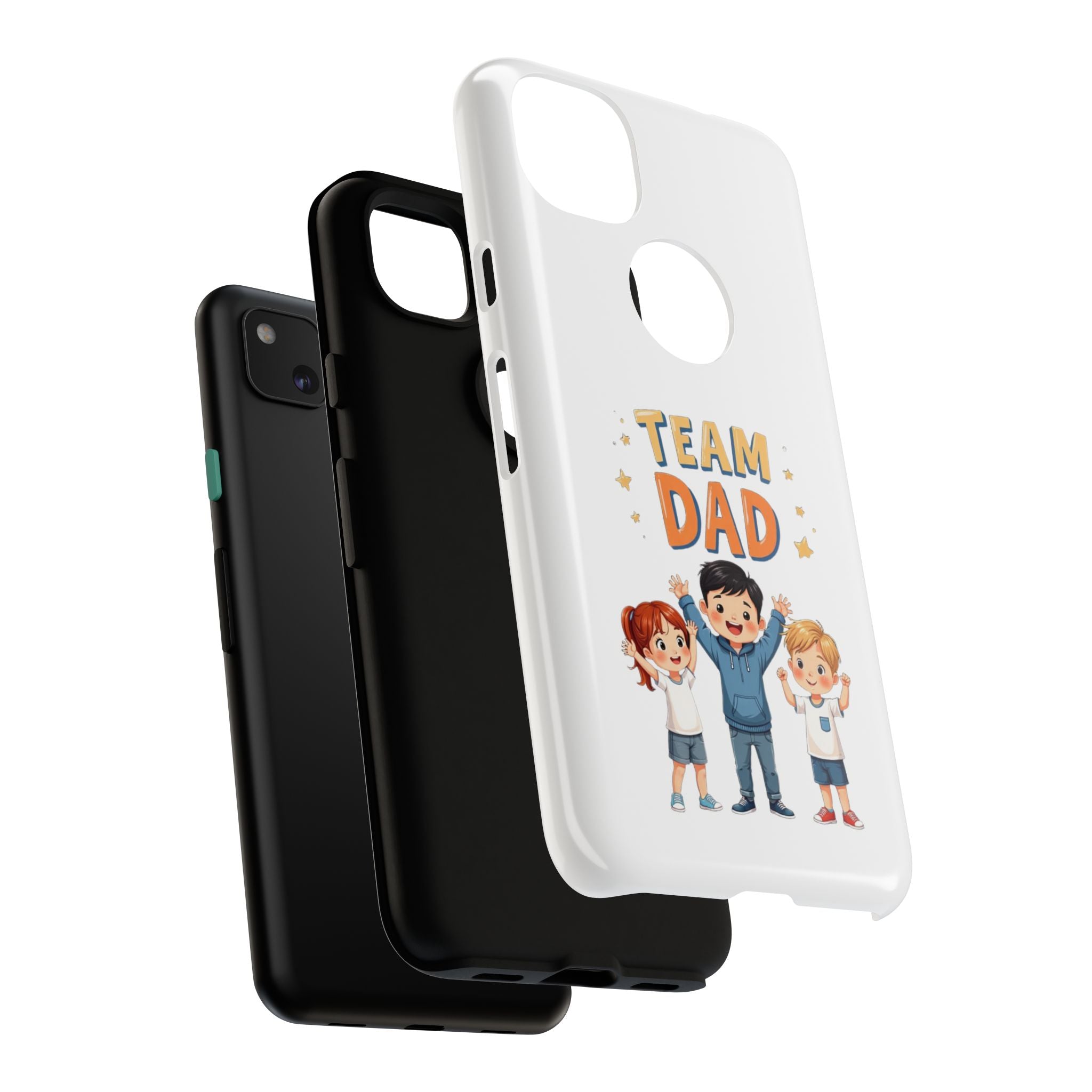 Team Dad Phone Case, Fun Gift for Fathers, Durable Phone Protector, Cute Dad Team Merchandise, Father's Day Special