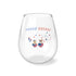 Pooch Colors Stemless Wine Glass, 11.75oz