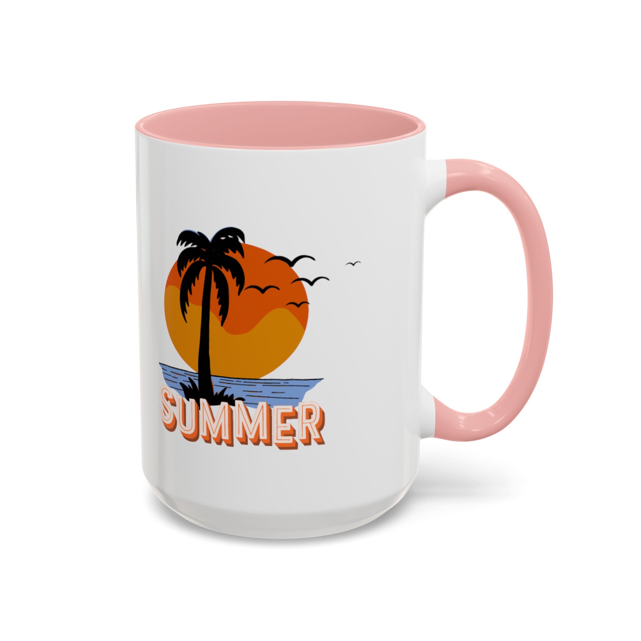 Summer Sunset Accent Coffee Mug (11, 15oz)