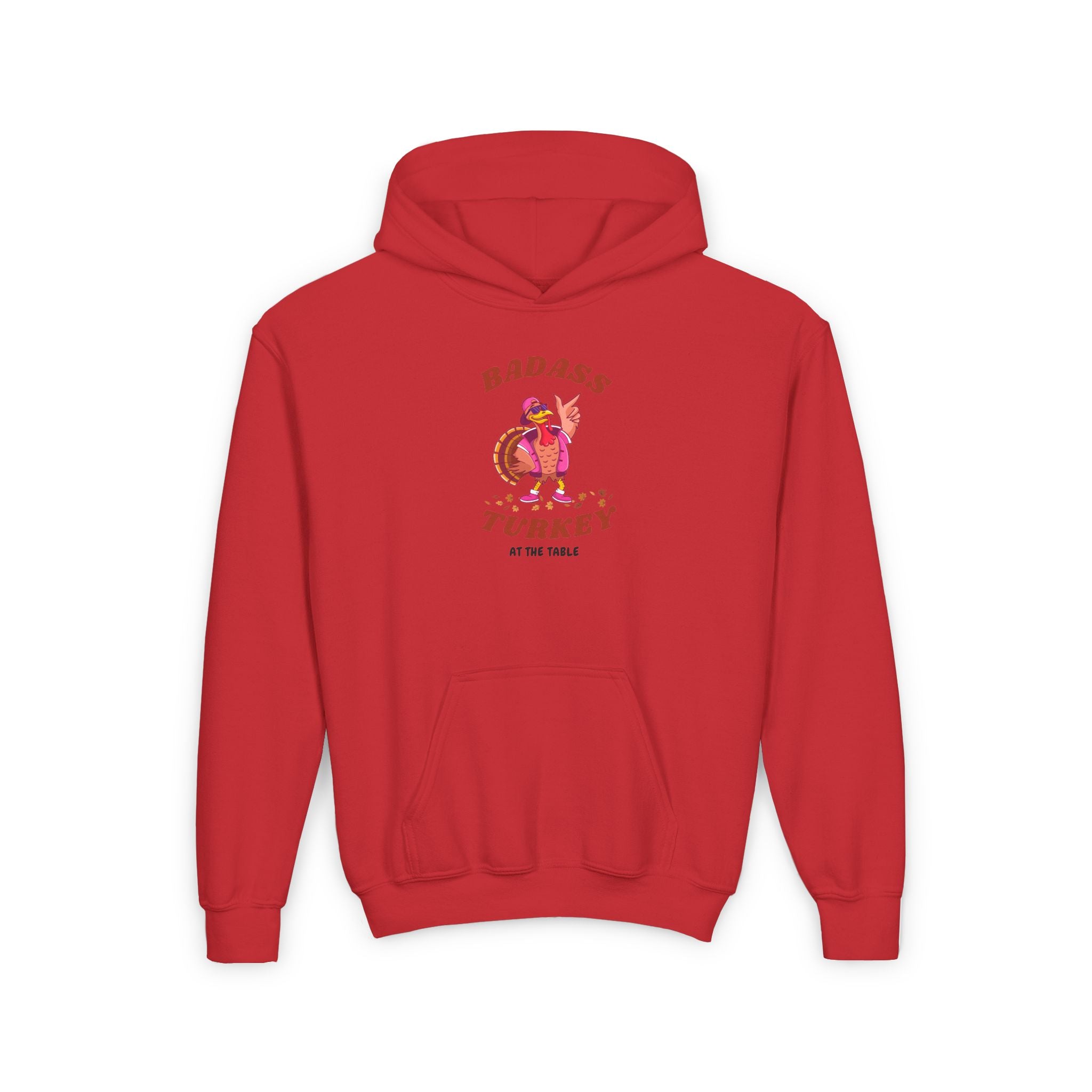 Badass Turkey Youth Heavy Blend Hooded Sweatshirt