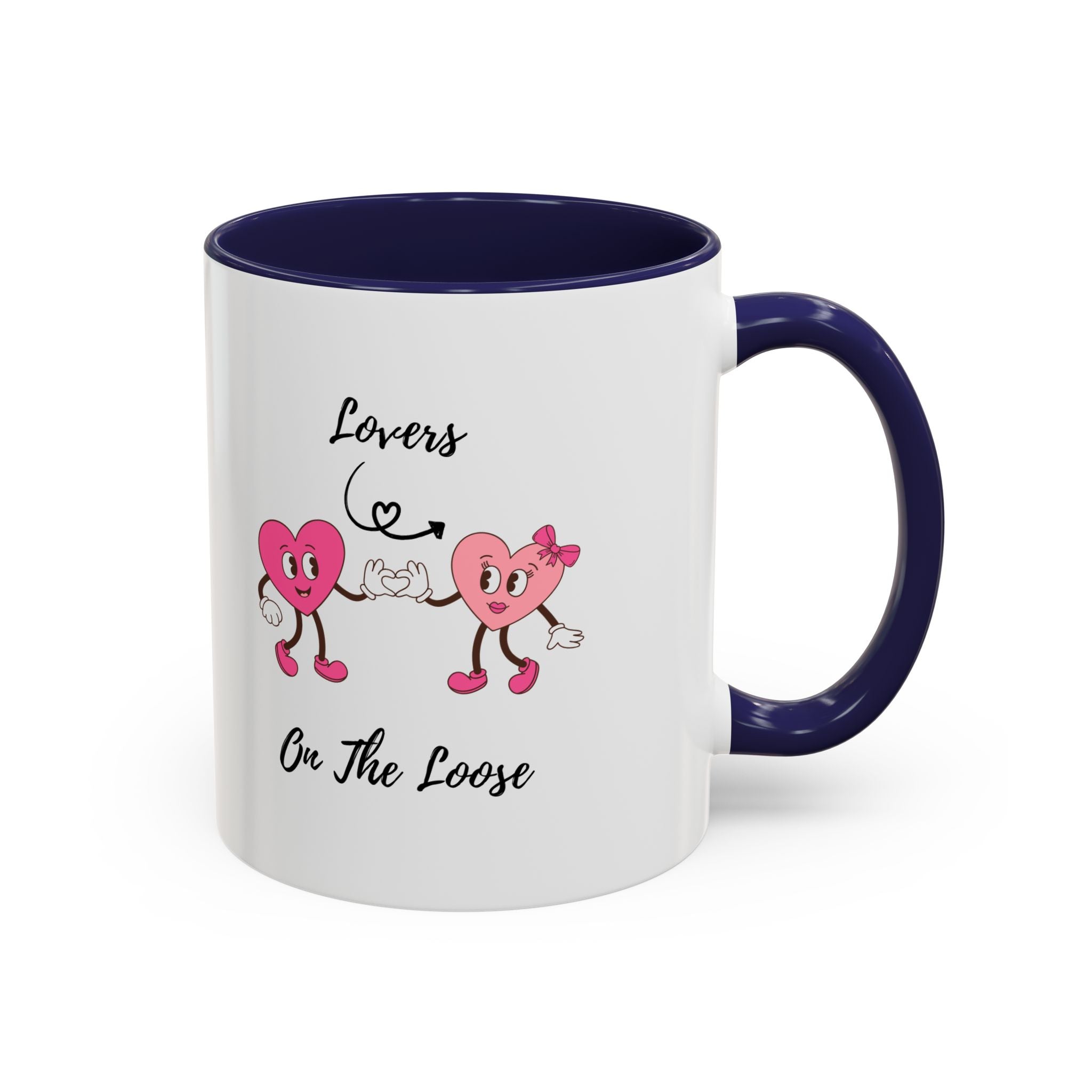 Lovers On The Loose Accent Coffee Mug (11, 15oz)