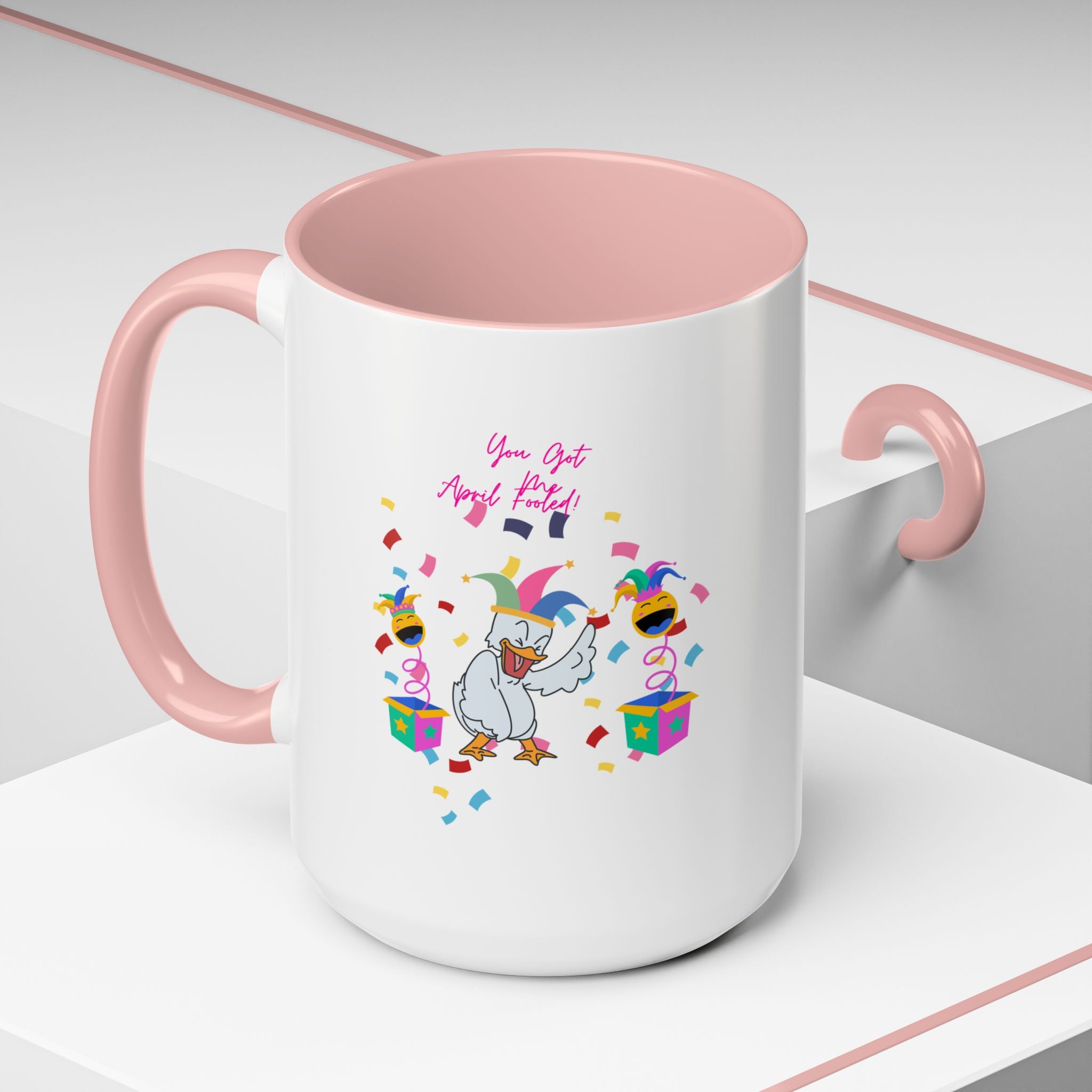 You Got Me April Fooled! Accent Coffee Mug