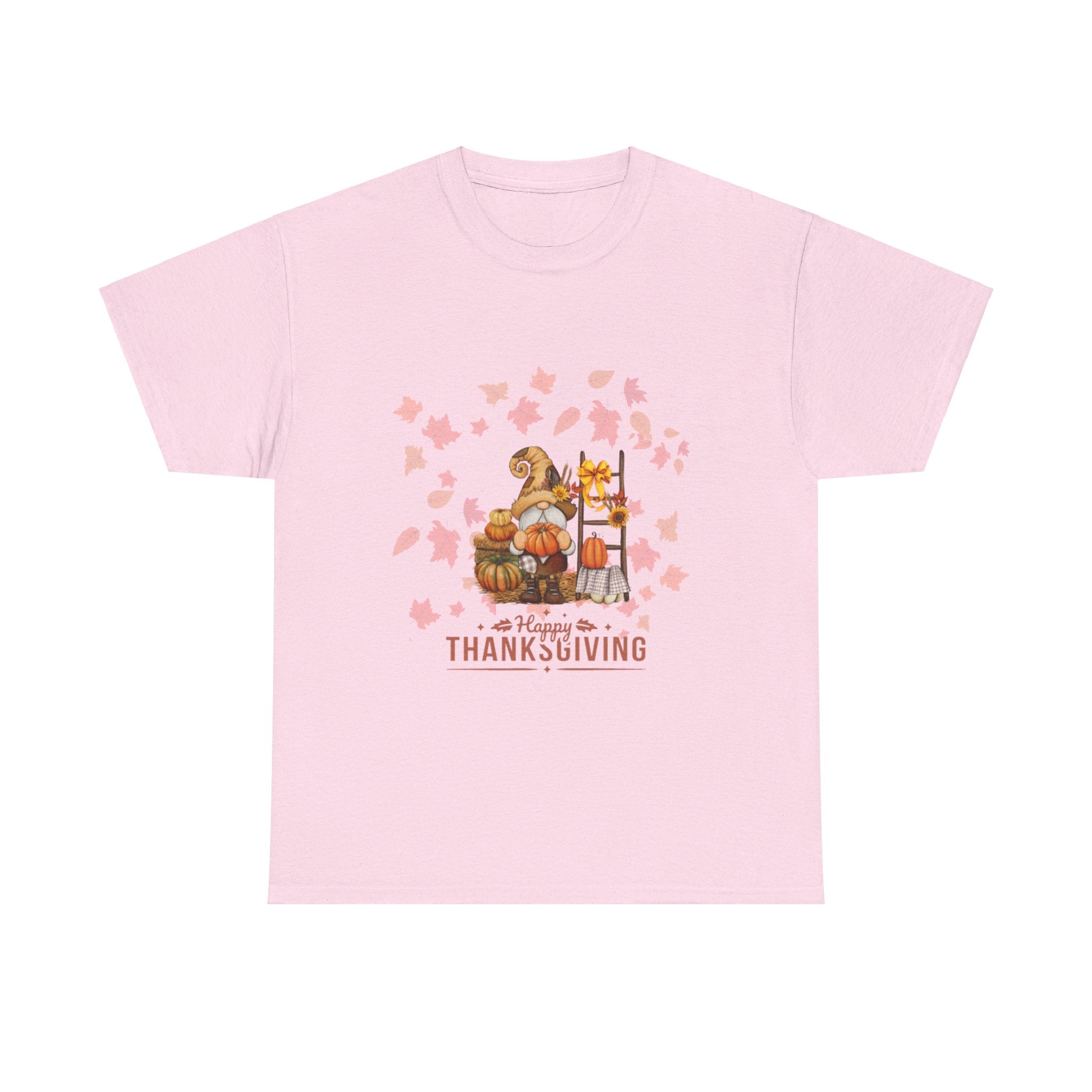 Gnome Happy Thanksgiving Unisex Heavy Cotton Tee