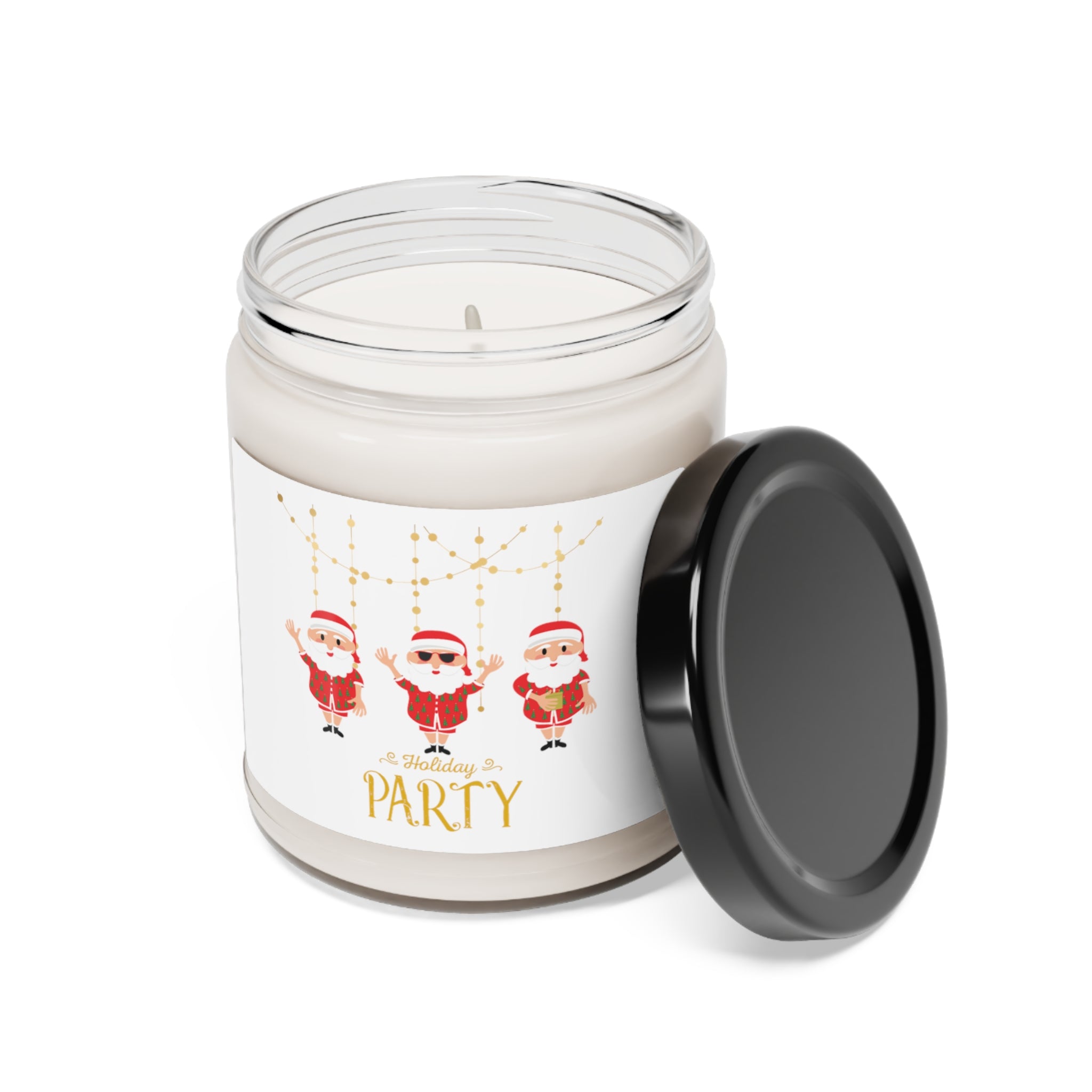 Santa's Holiday Party Scented Soy Candle, 9oz