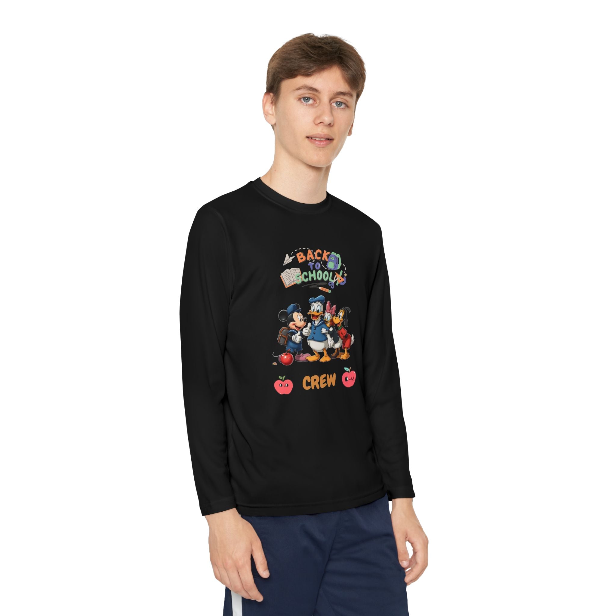 Back to School Crew Youth Long Sleeve Competitor Tee