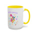 Little Miss April Fool's  Day Accent Coffee Mug - Fun & Whimsical 11oz/15oz
