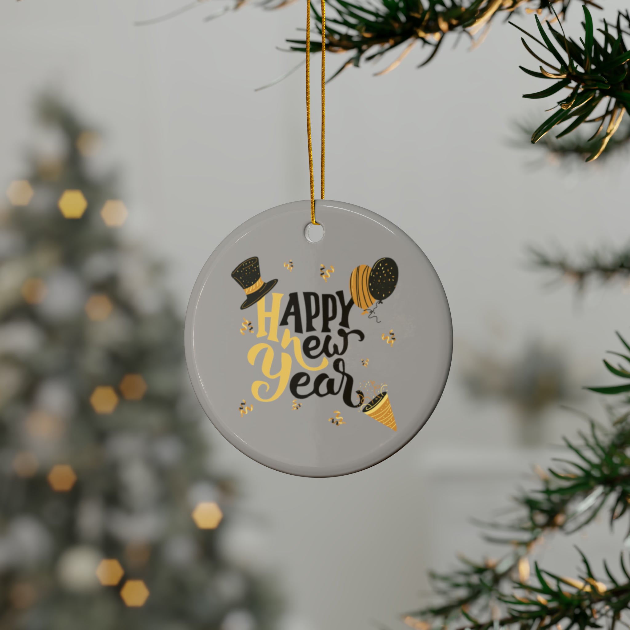 Wishing You A Great Year Ahead! Ceramic Ornaments (1pc, 3pcs, 5pcs, 10pcs)
