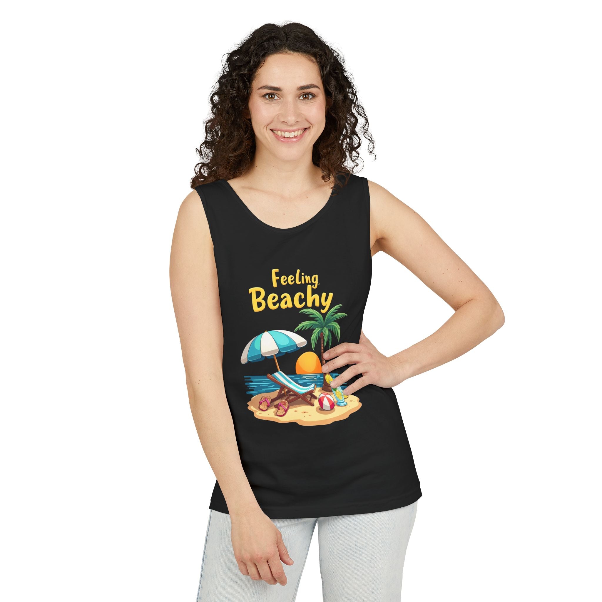 Feeling Beachy Unisex Tank Top