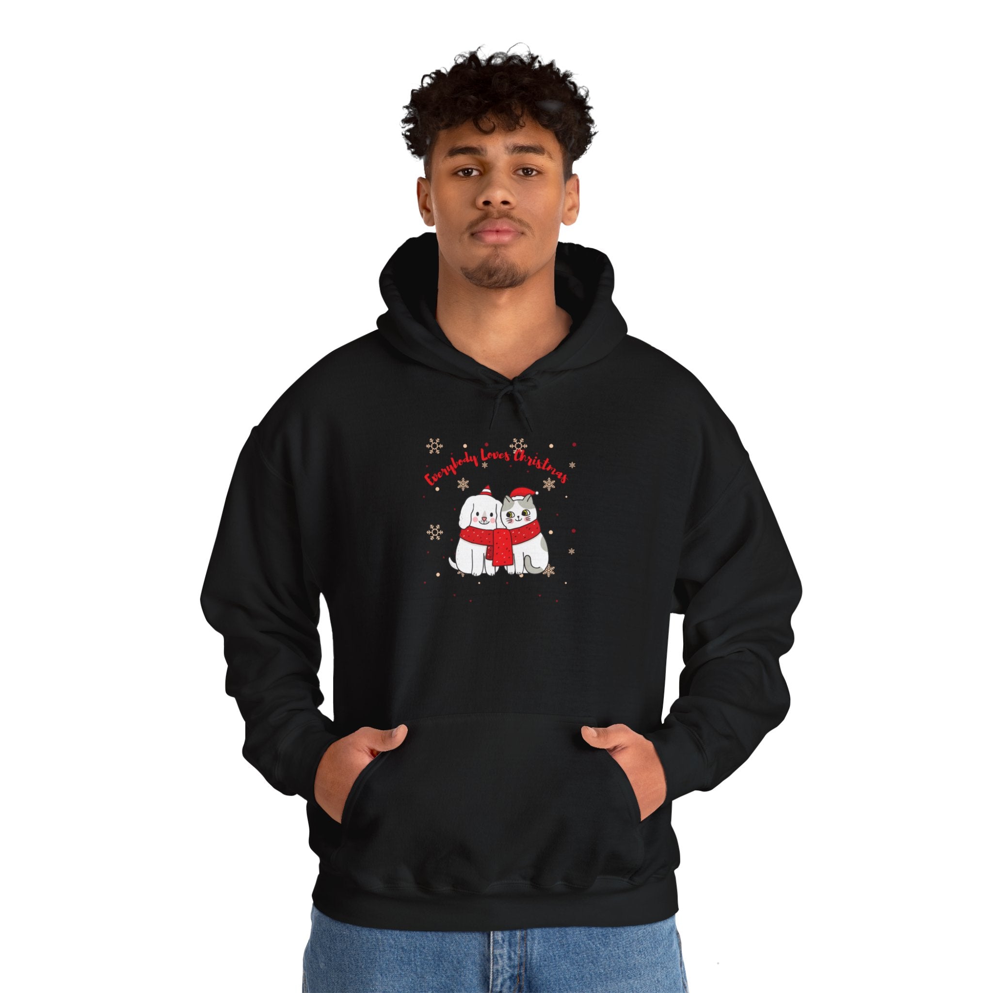 Everybody Loves Christmas Unisex Heavy Blend™ Hooded Sweatshirt