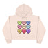 Will You Be My Valentine? Crop Hoodie
