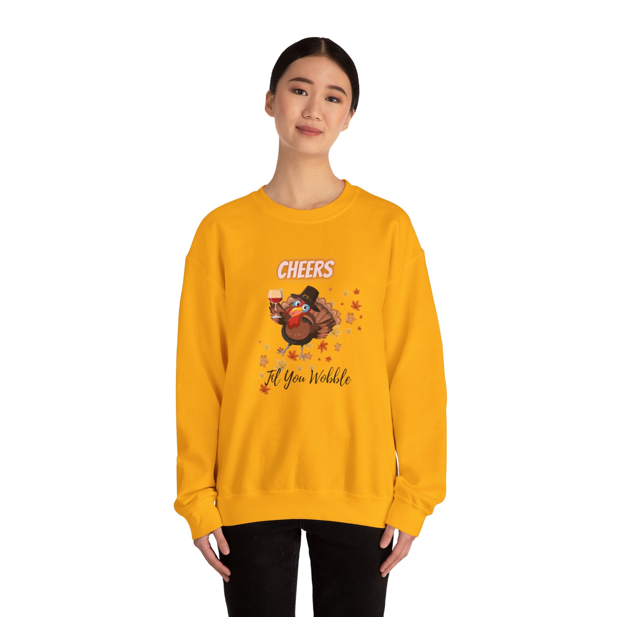 Cheers Til You Wobble Unisex Heavy Blend™ Crewneck Sweatshirt