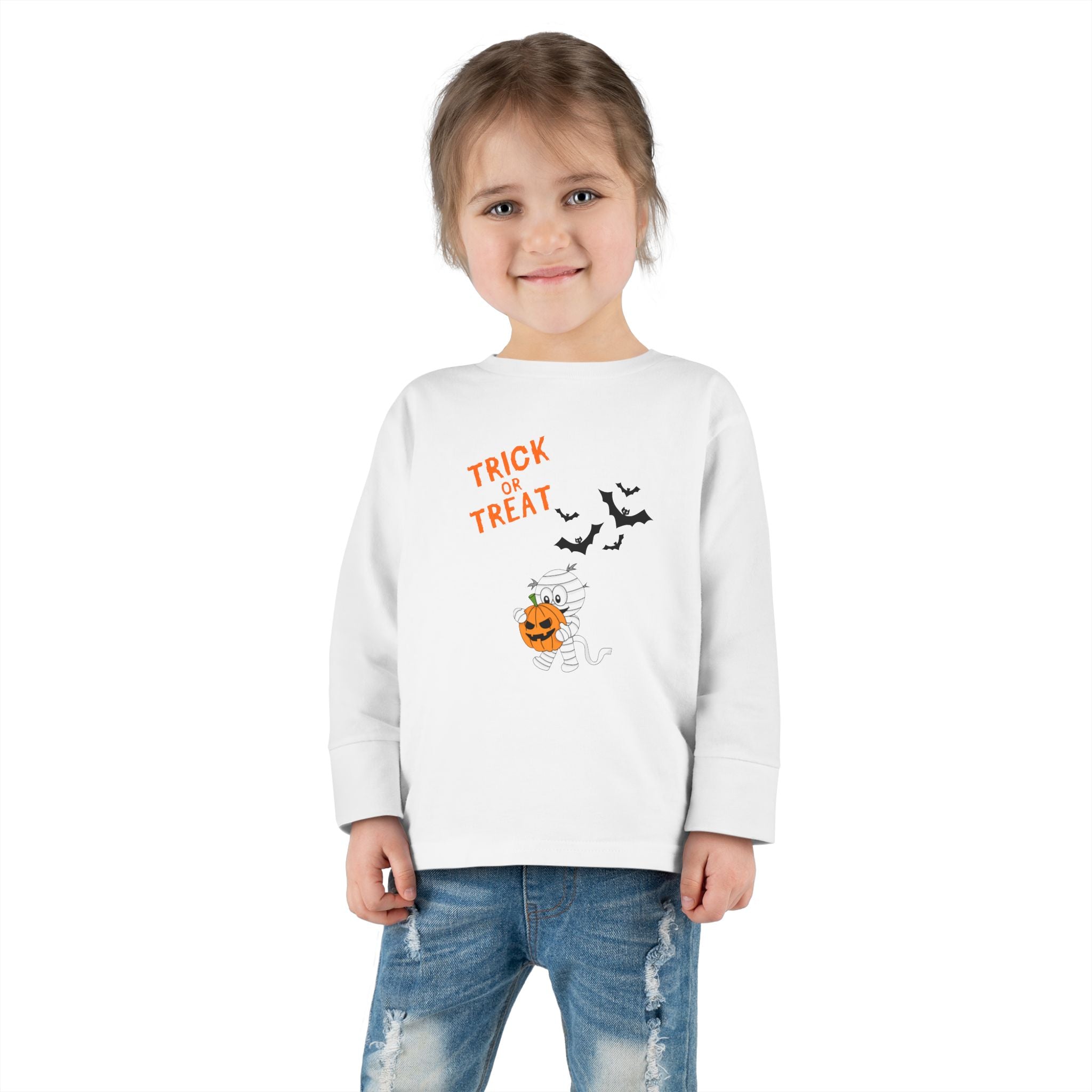 Merry Halloween Toddler Long Sleeve Tee