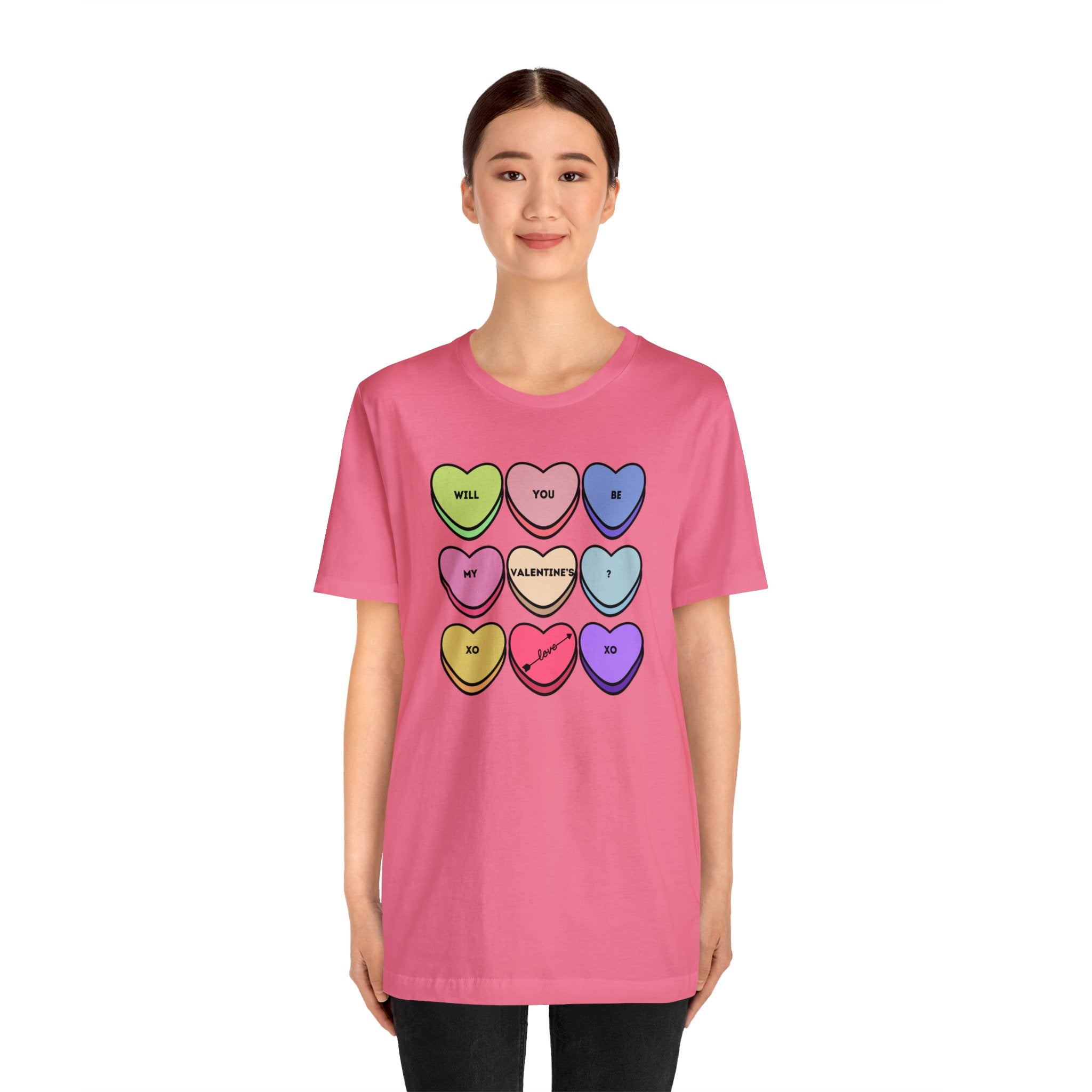 Will You Be My Valentine? Unisex Jersey Short Sleeve Tee