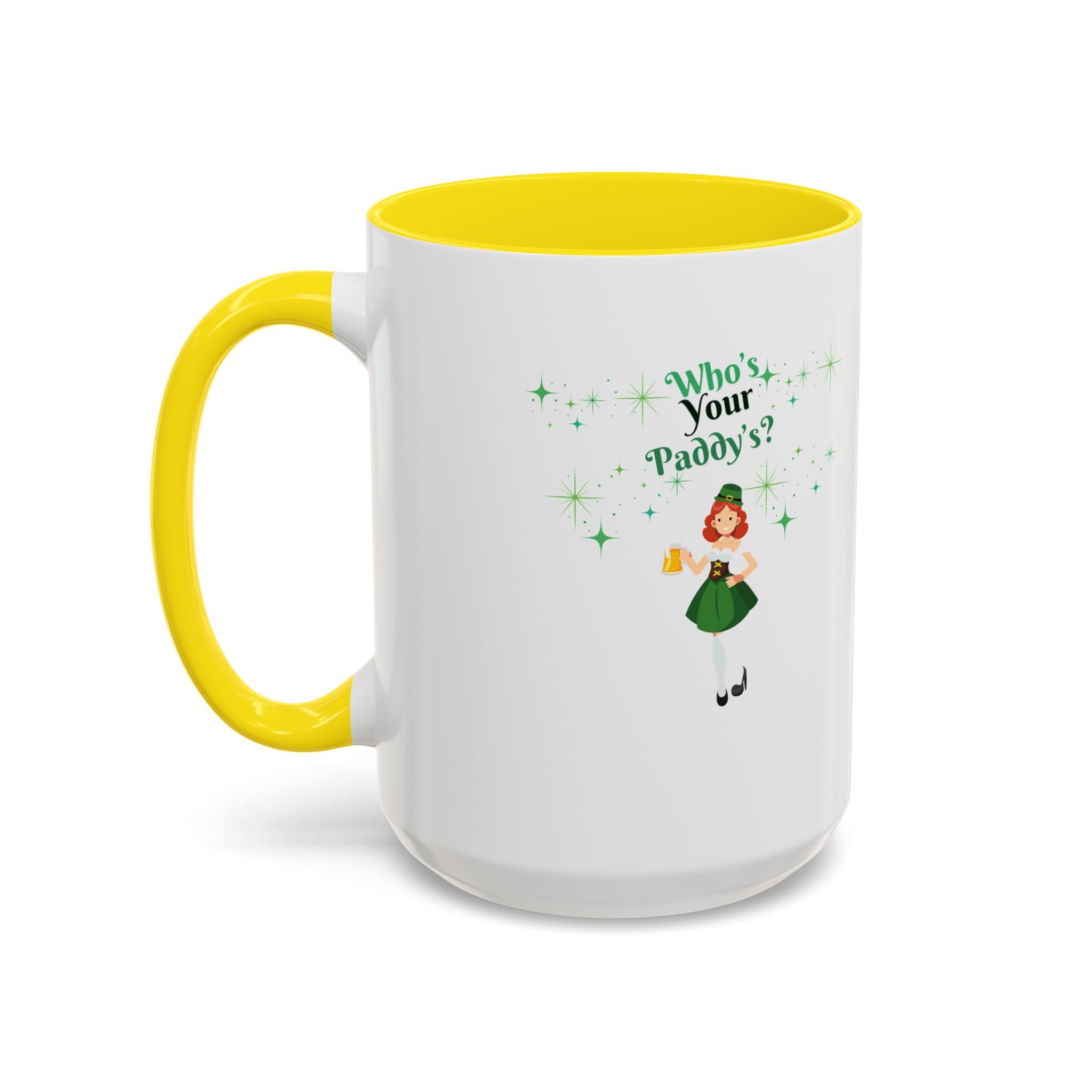 Who's Your Paddy's? Accent Coffee Mug