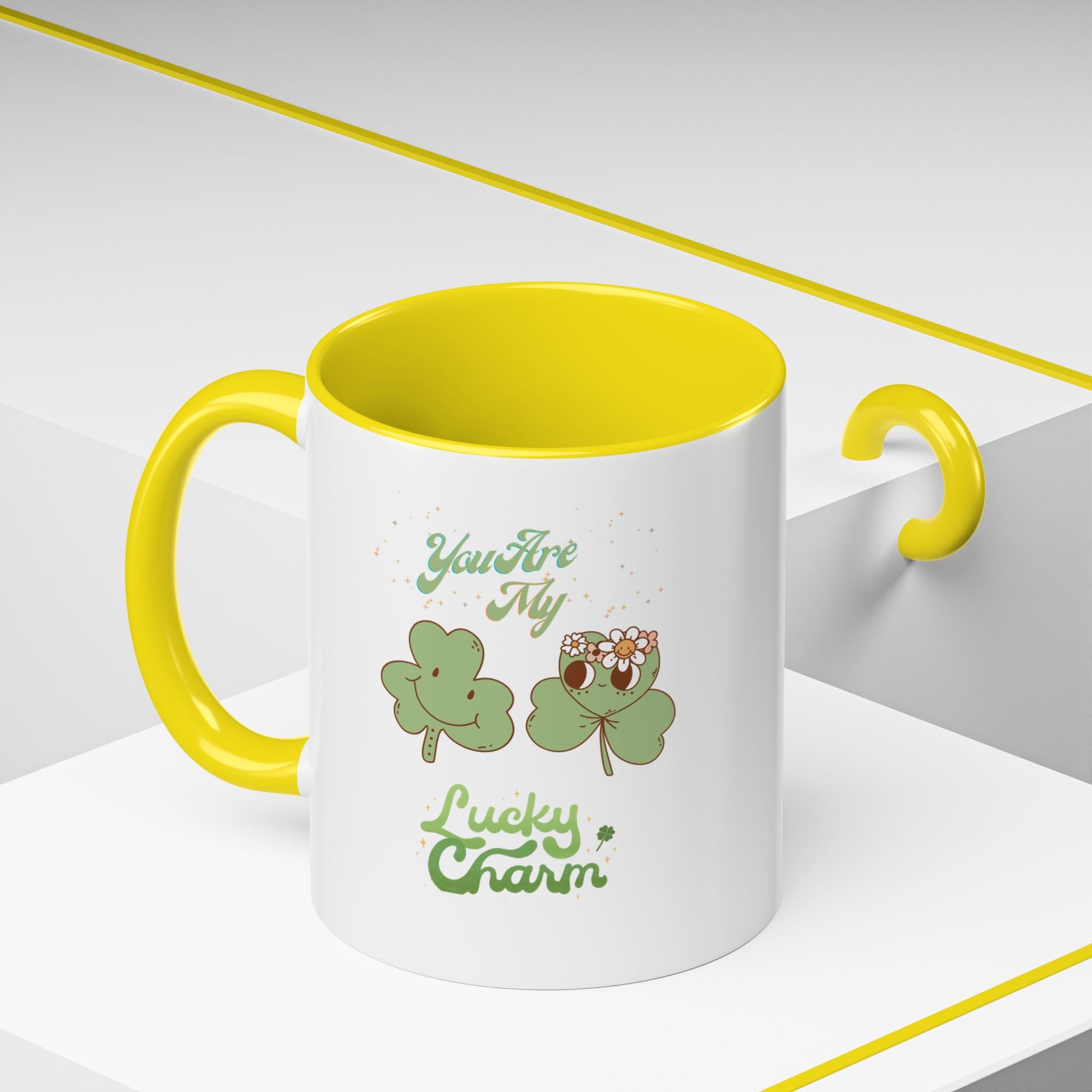 You're my Lucky Charm Accent Coffee Mug - St. Patrick's Day Gift