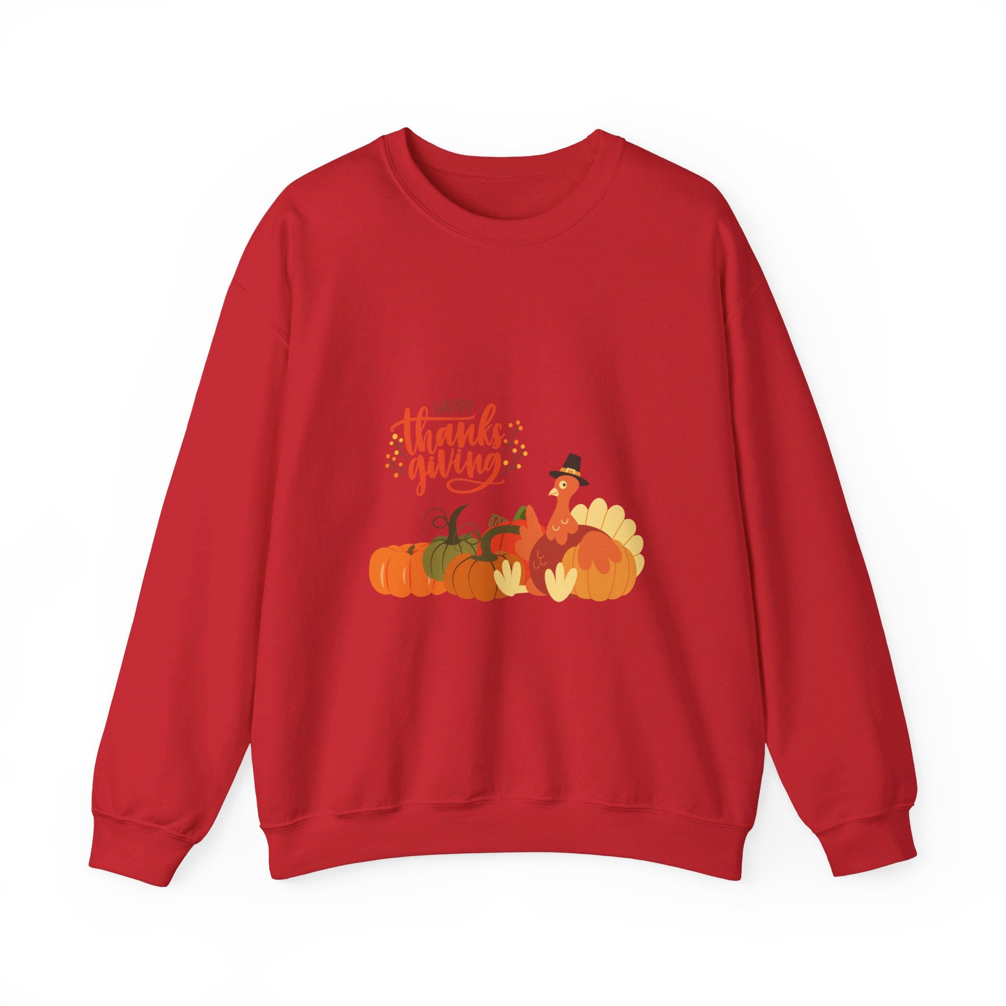 Happy Thanksgiving Turkey Unisex Heavy Blend™ Crewneck Sweatshirt
