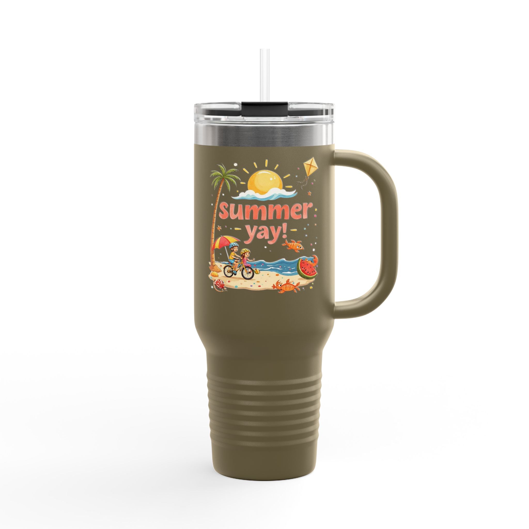 Summer Yay! Insulated Travel Mug, 40oz