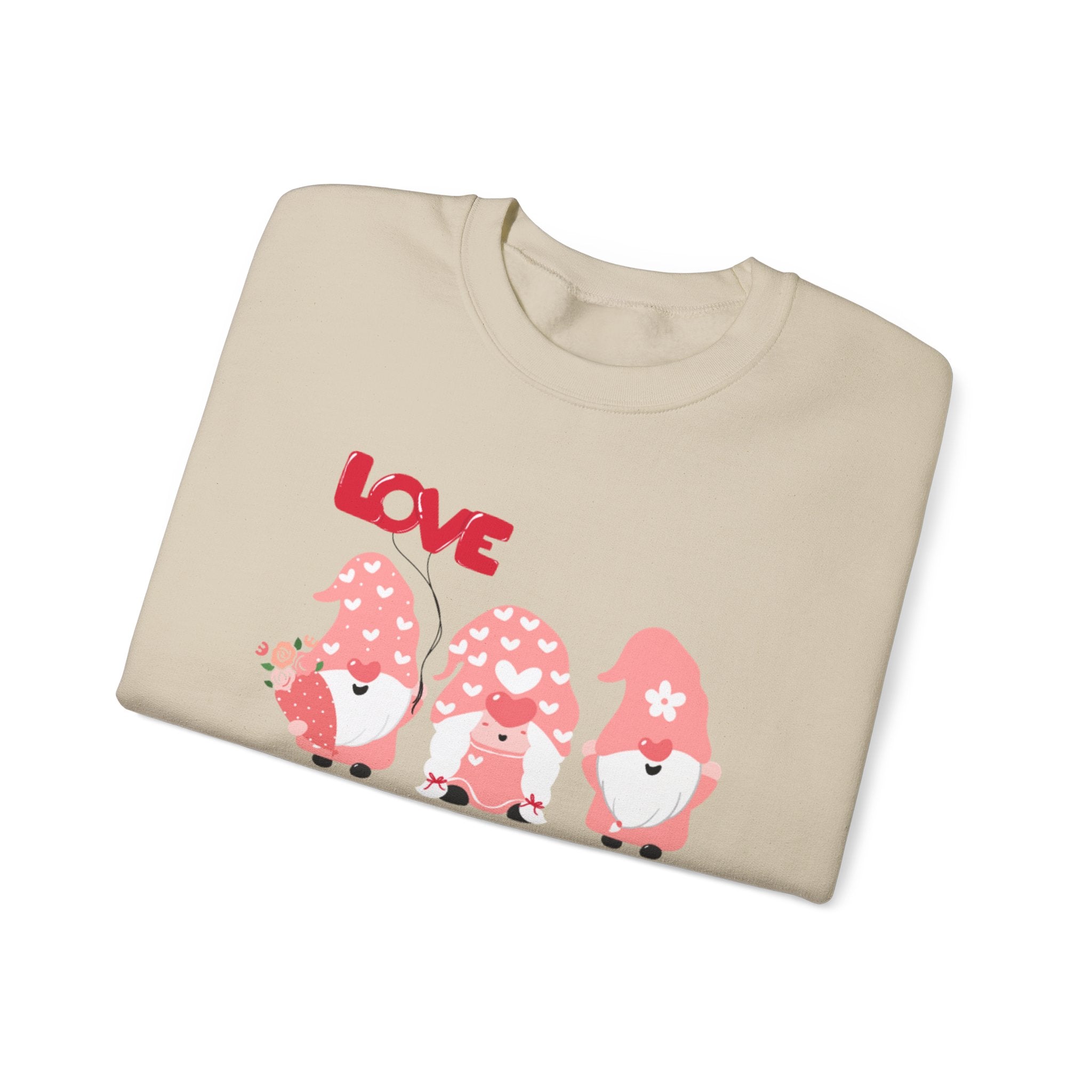 Love Gnome Day Unisex Heavy Blend™ Crewneck Sweatshirt