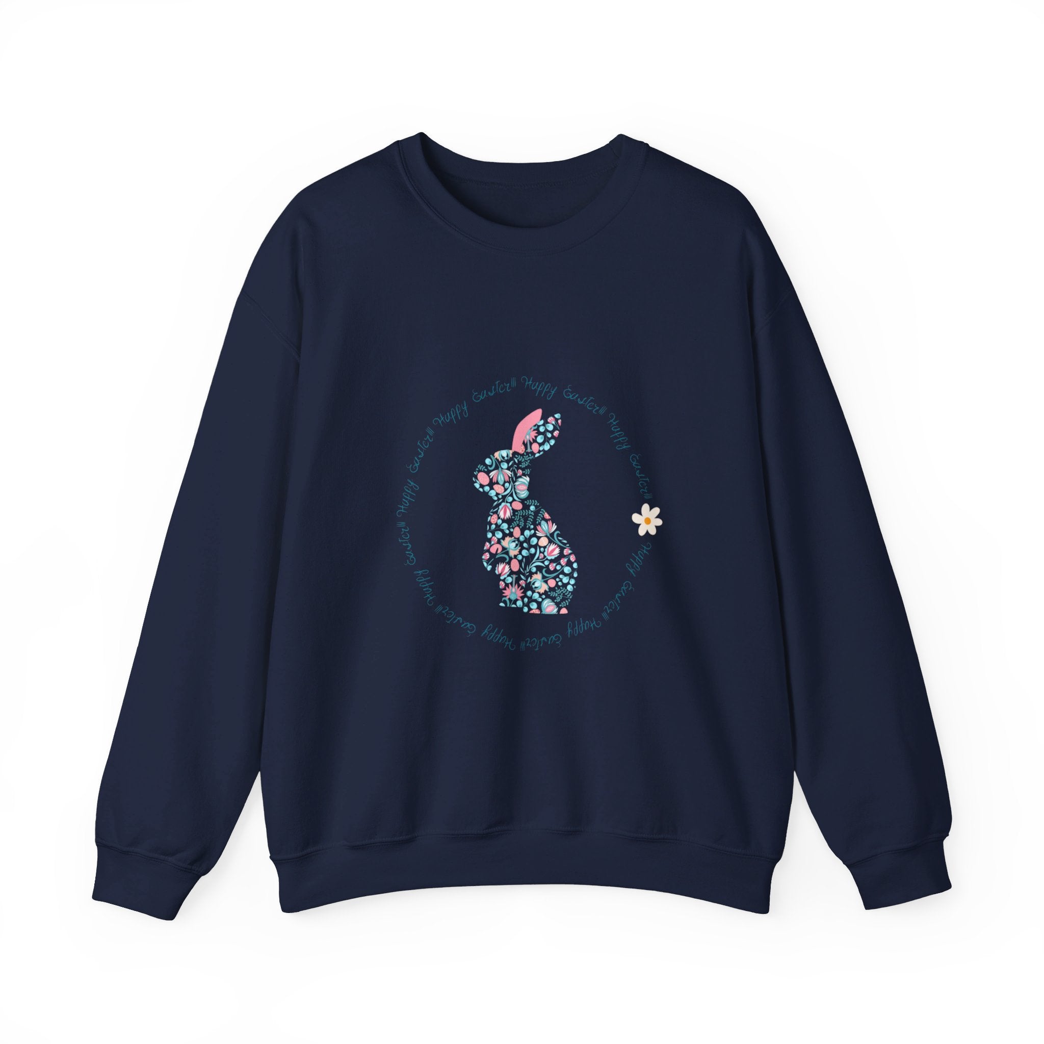 Happy Easter Rabbit Day Unisex Heavy Blend™ Crewneck Sweatshirt