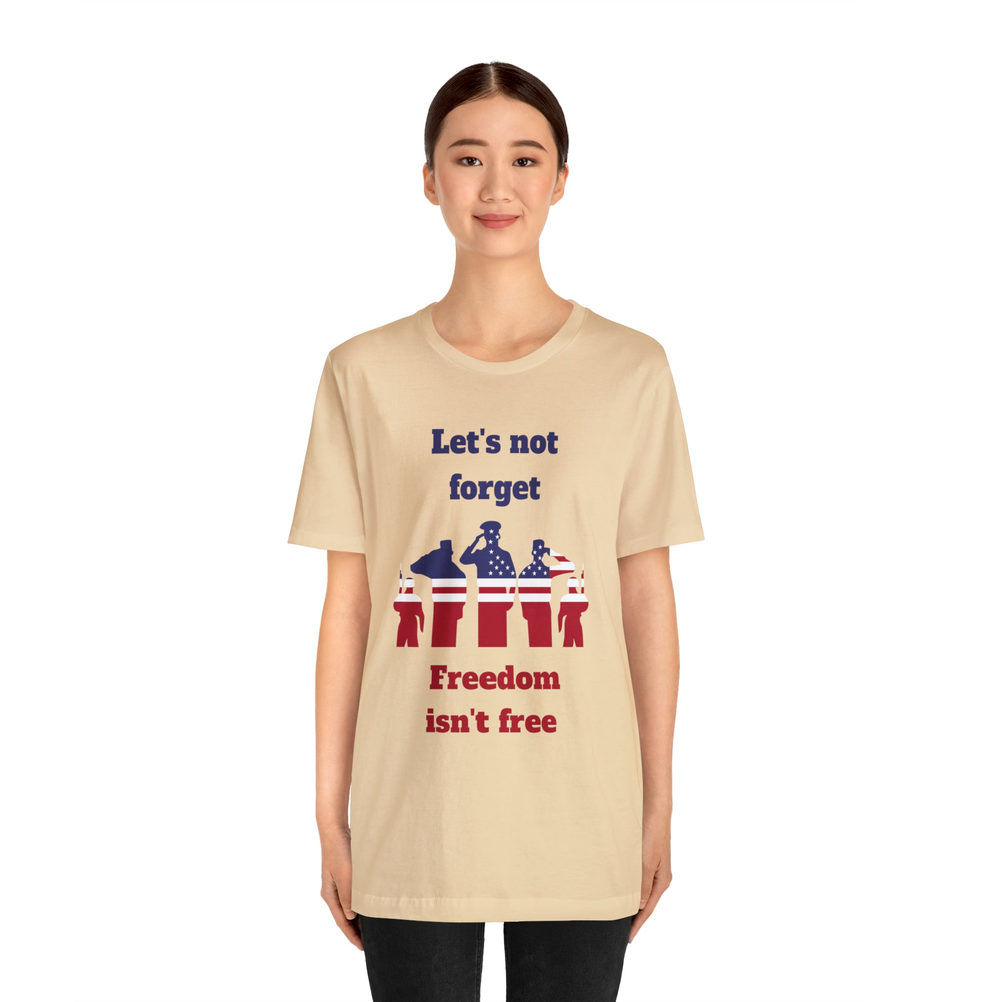 Memorial Day Freedom Is Not Free Unisex Jersey Short Sleeve Tee