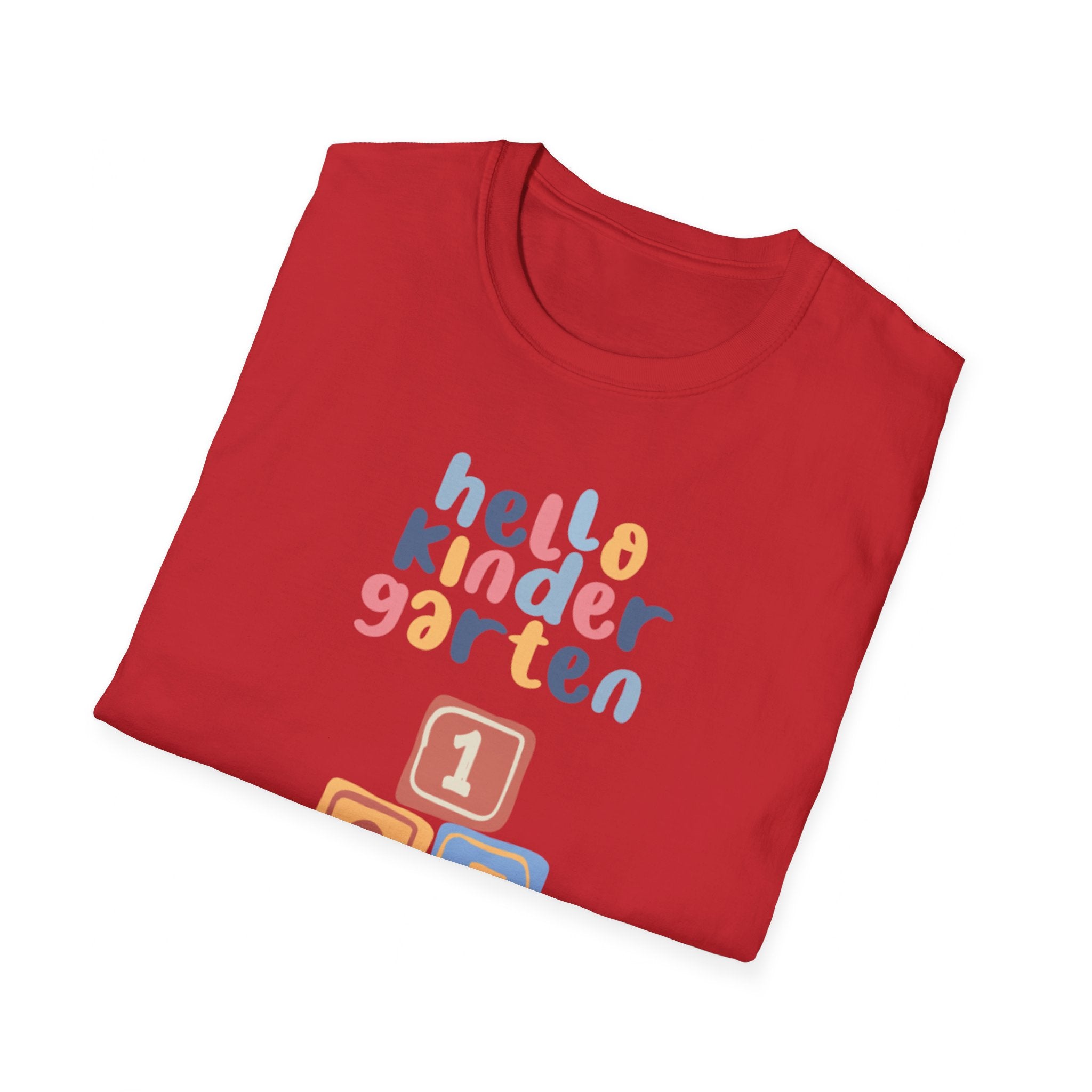 Hello Kindergarten Unisex Softstyle T-Shirt