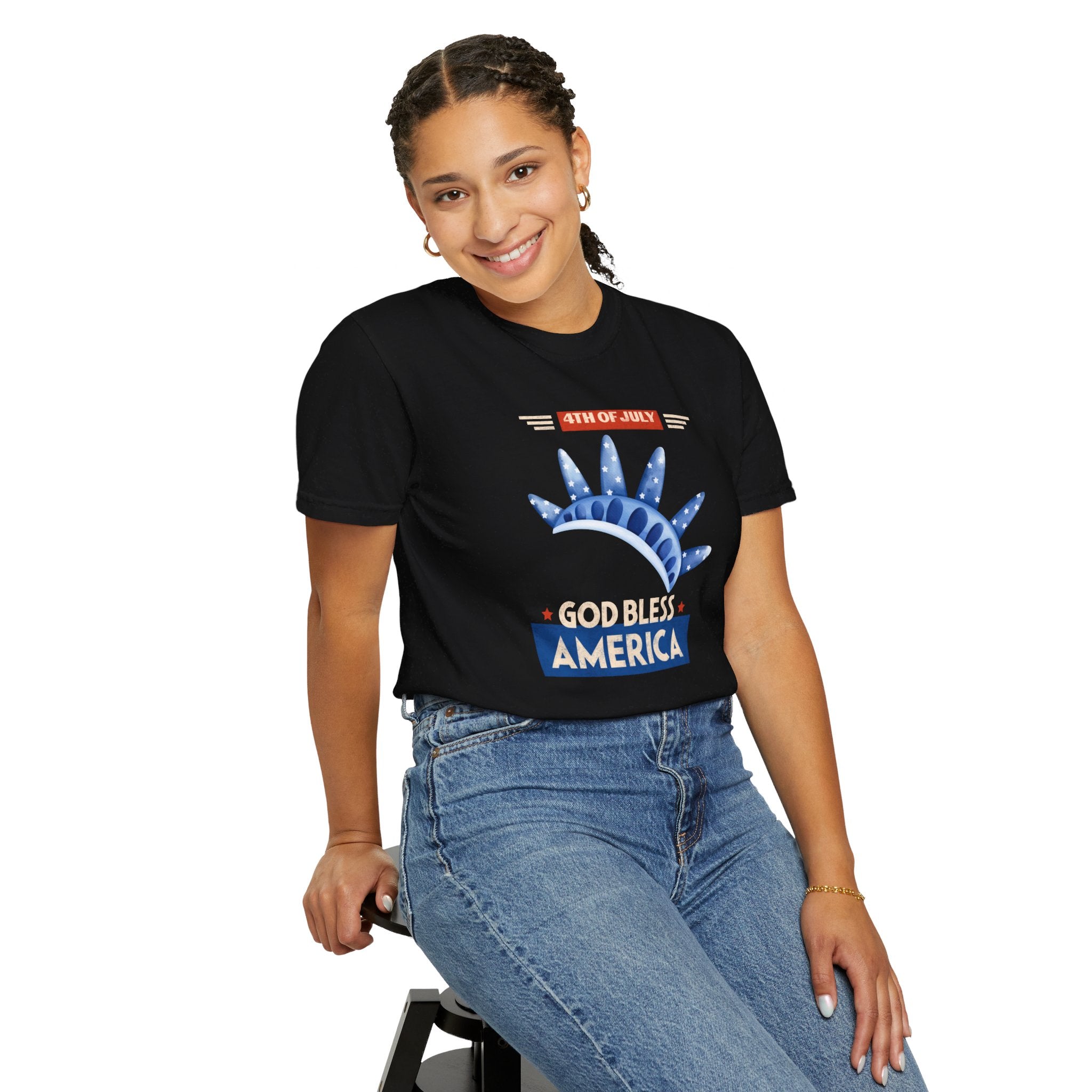 God Bless America Unisex Garment-Dyed T-shirt