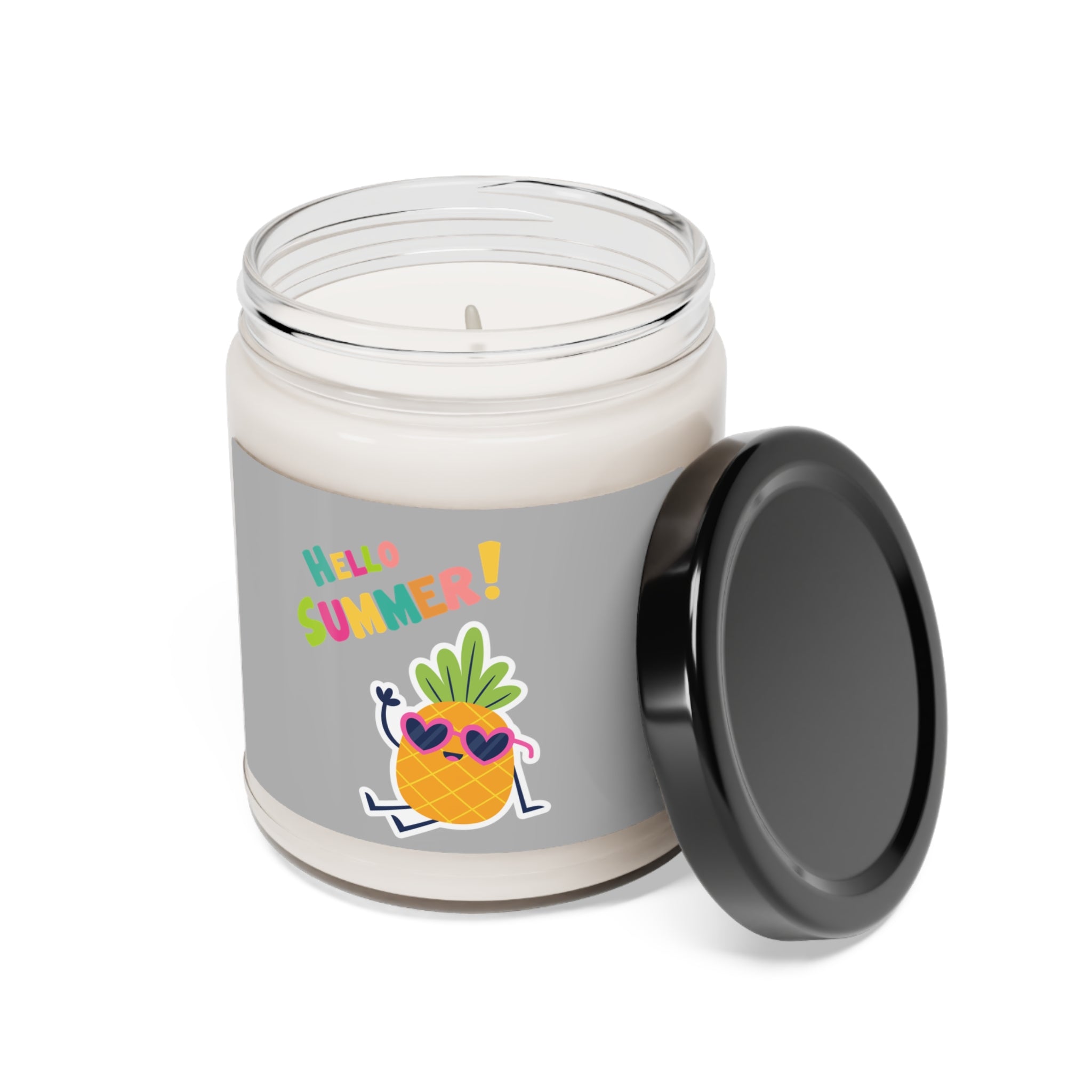 Hello Pineapple Summer Scented Soy Candle, 9oz