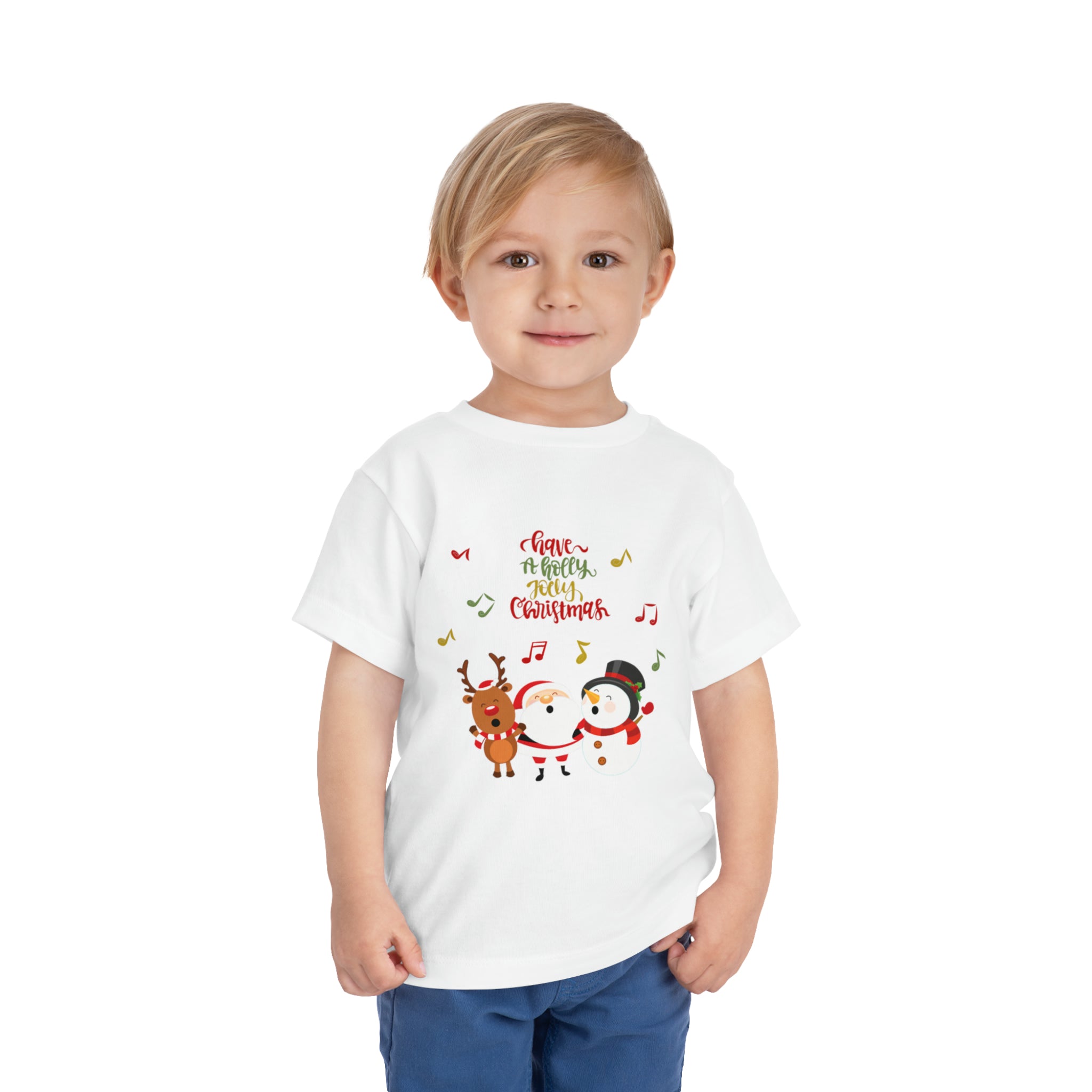 Have A  Holly Jolly ChristmasToddler Short Sleeve Tee