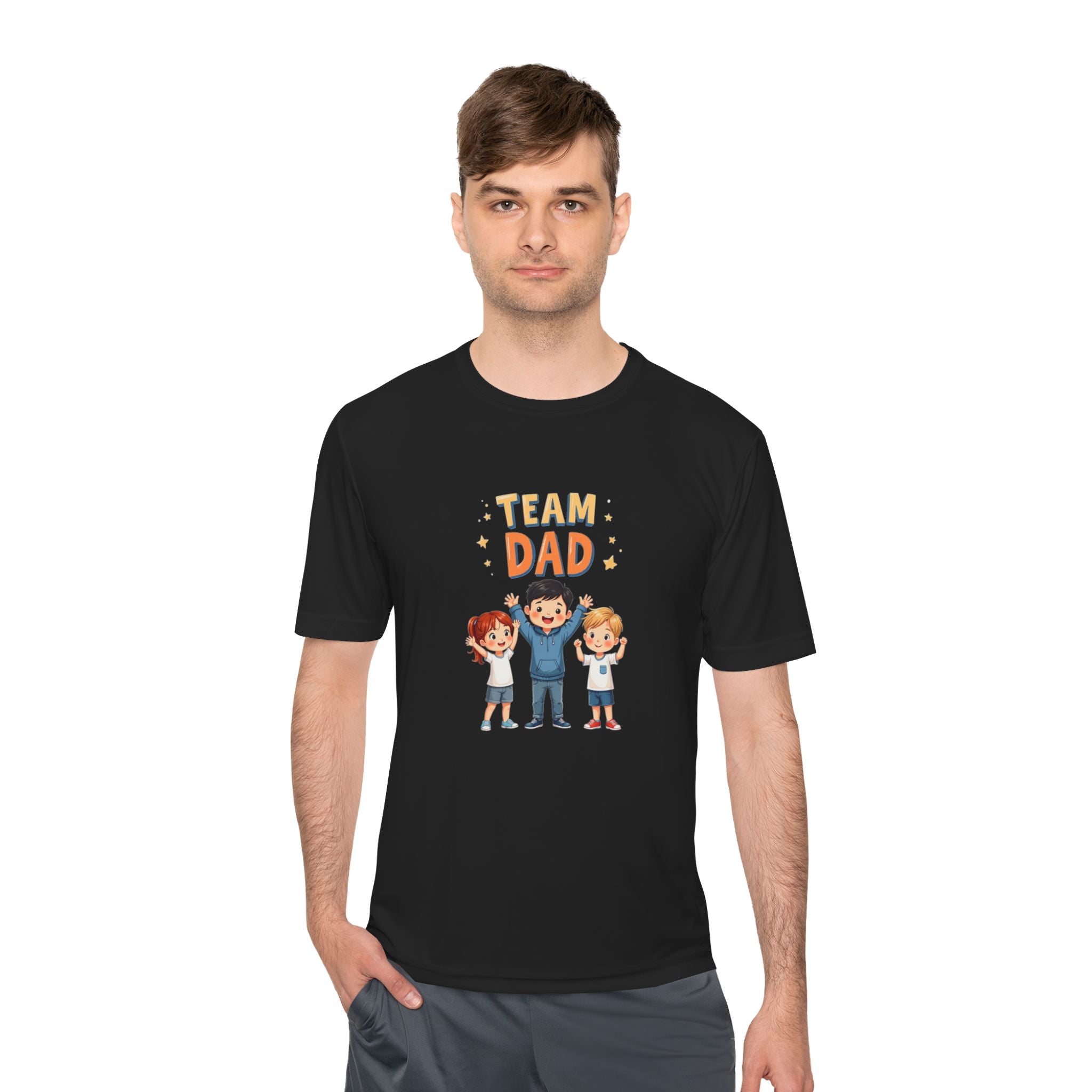 Team Dad Moisture Wicking Tee