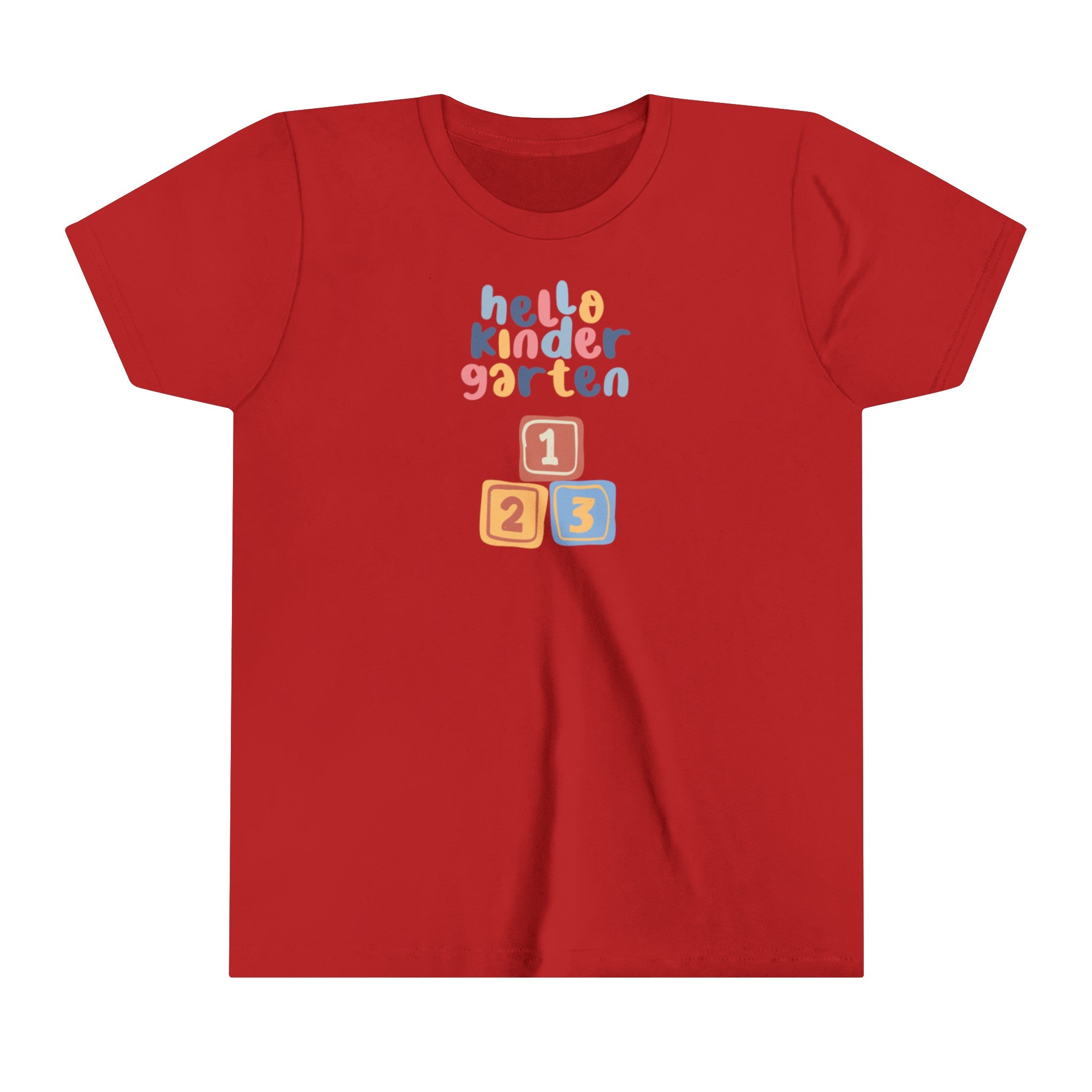 Hello Kindergarten Youth Short Sleeve Tee