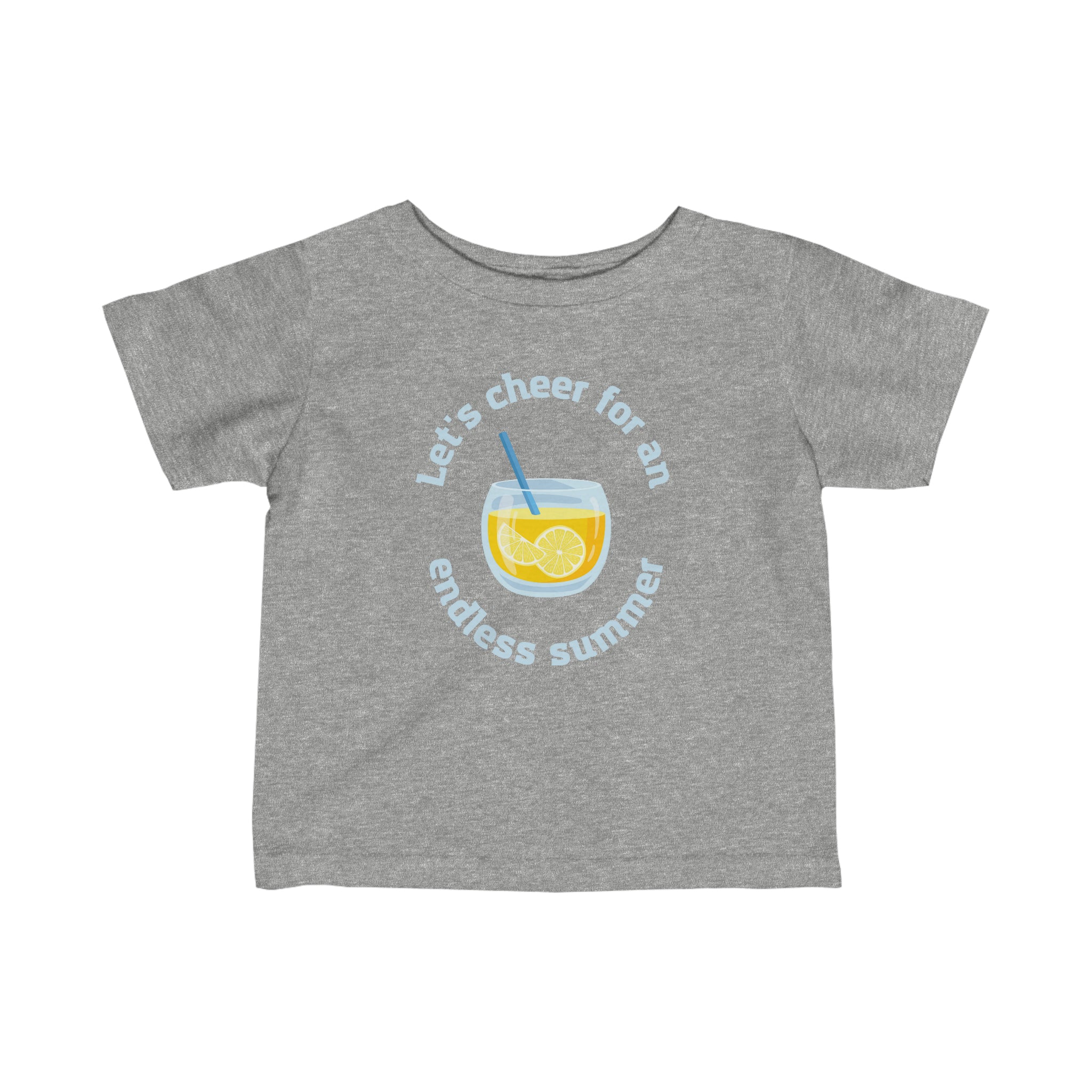 Let's Cheer For An Endless Summer Infant Fine Jersey Tee