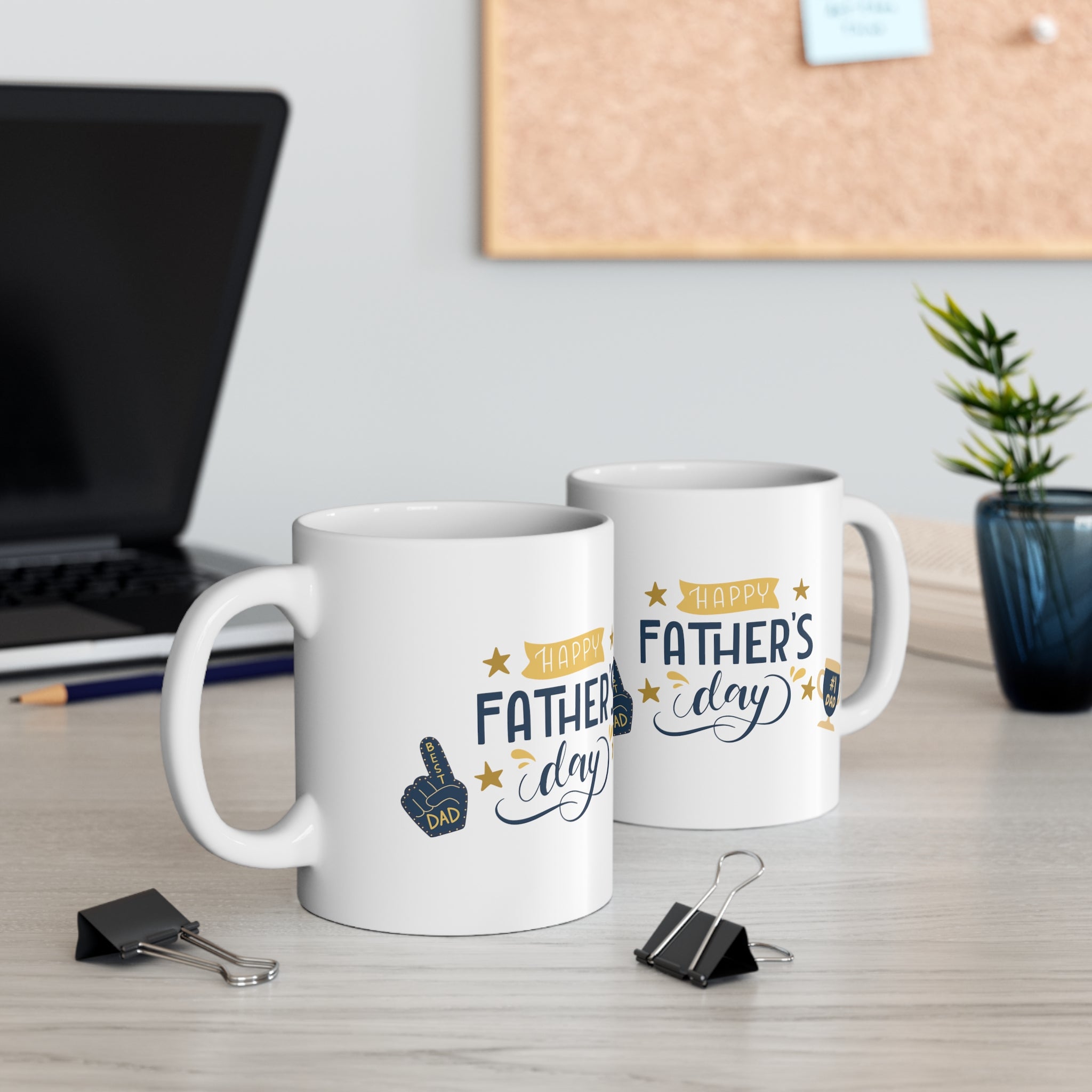 Happy Dad's Day No.1 Ceramic Mug 11oz