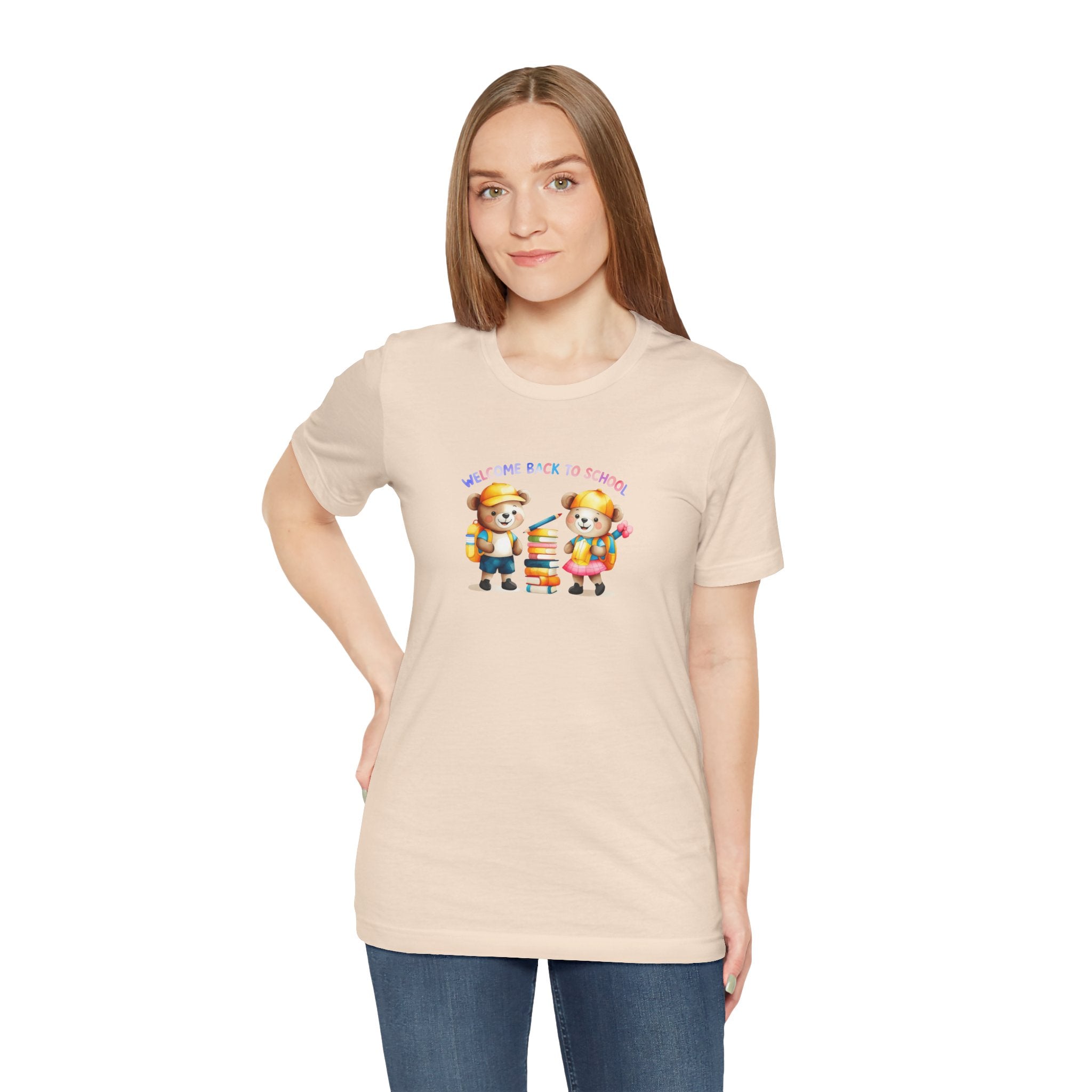 Welcome Back to School Fun Unisex Jersey Short Sleeve Tee