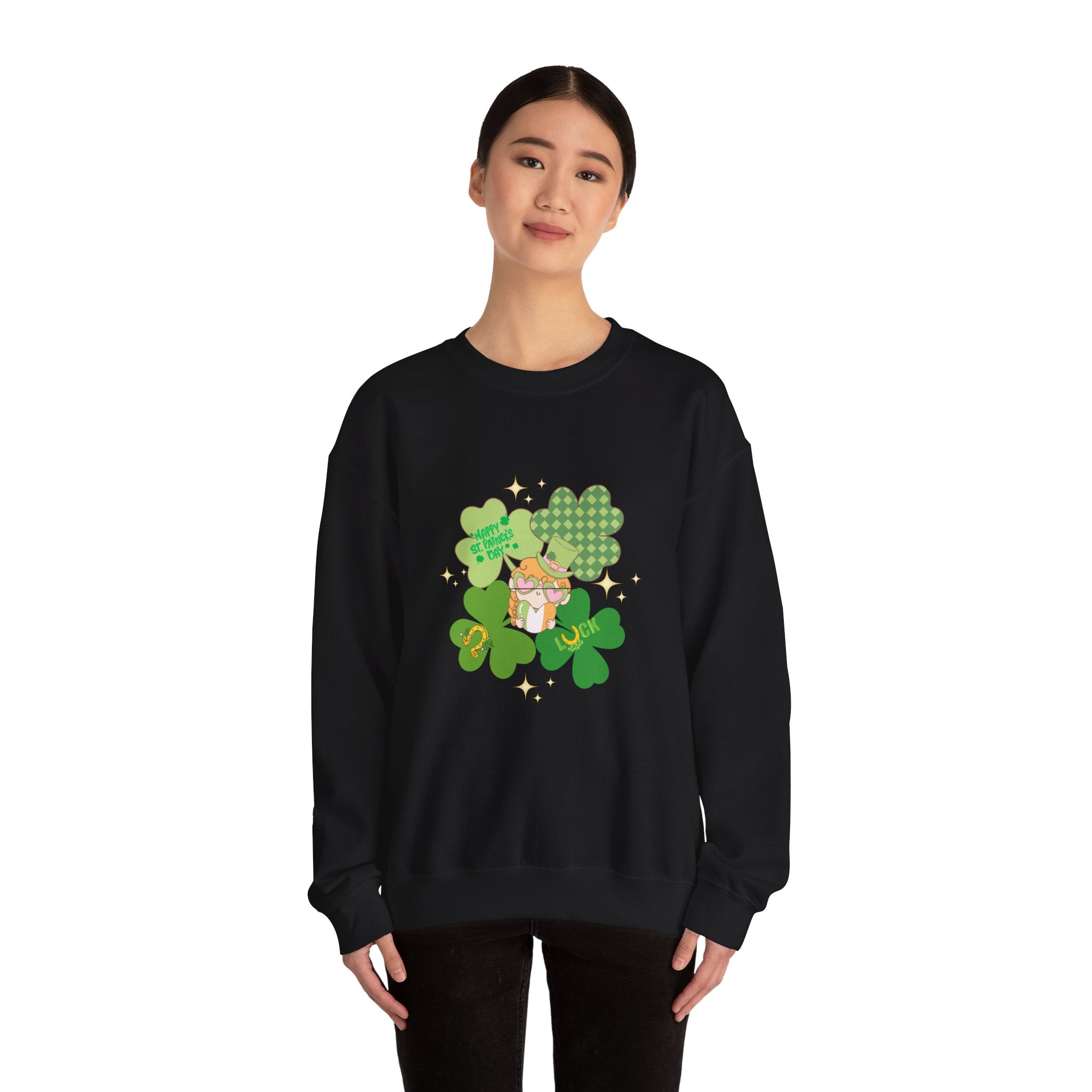 Retro St. Paddy's Day Unisex Heavy Blend™ Crewneck Sweatshirt