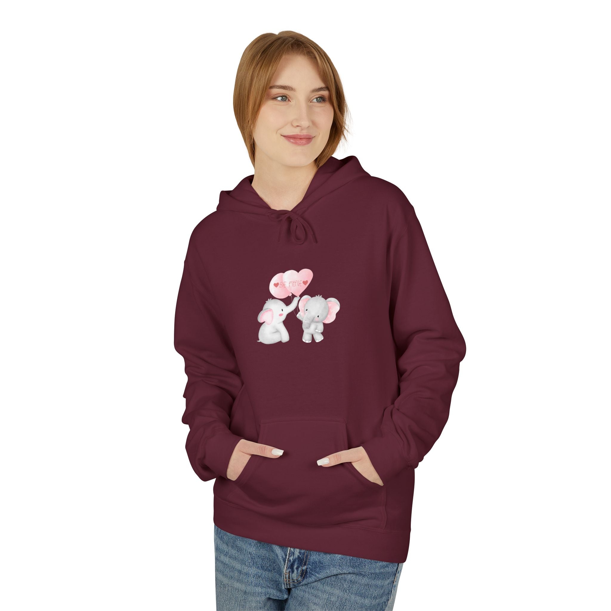 Be Mine Love Unisex Midweight Softstyle Fleece Hoodie
