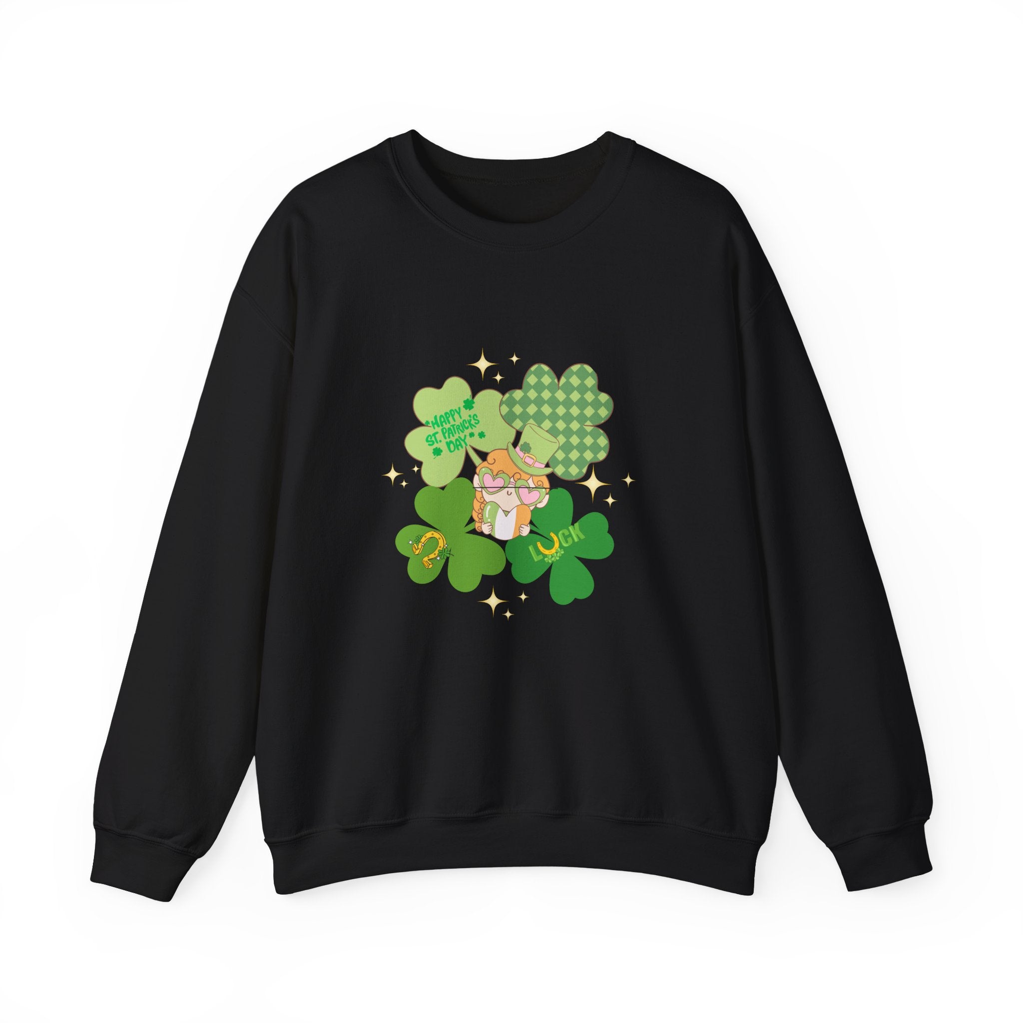 Retro St. Paddy's Day Unisex Heavy Blend™ Crewneck Sweatshirt