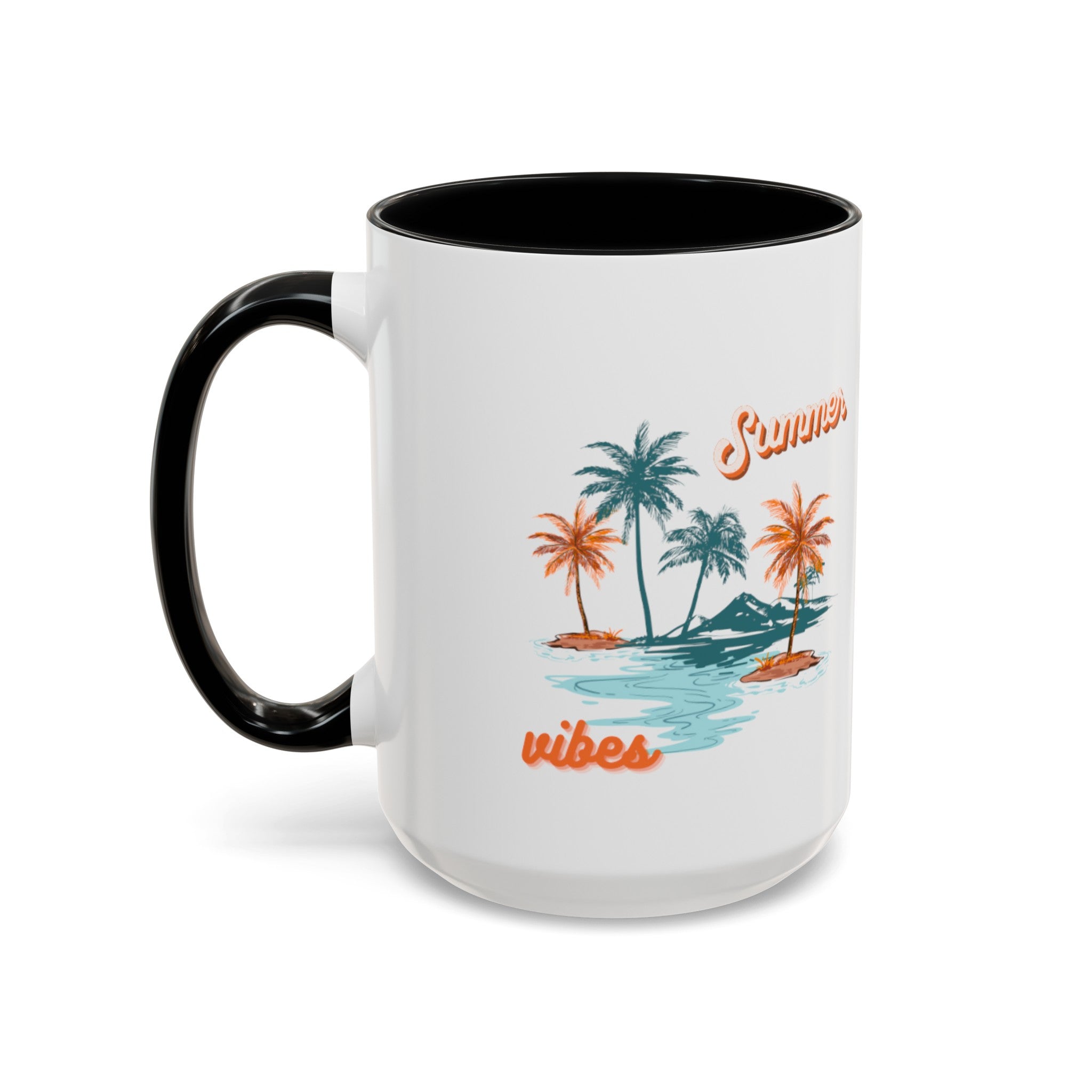 Summer Season Vibes Accent Coffee Mug (11, 15oz)